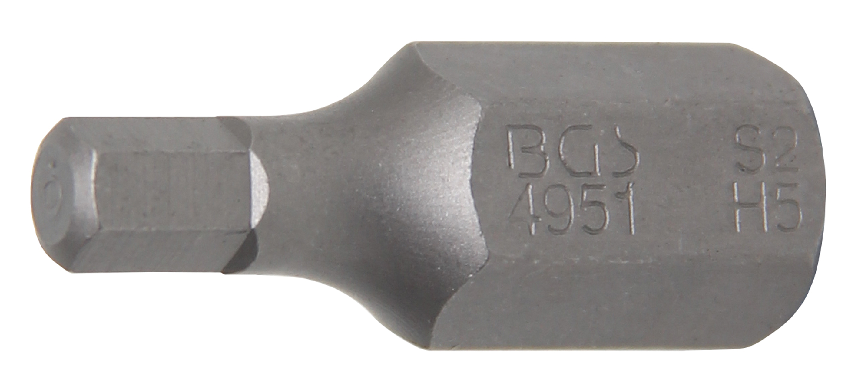 BGS 4951 Bit | Länge 30 mm | Antrieb Außensechskant 10 mm (3/8") | Innensechskant 5 mm