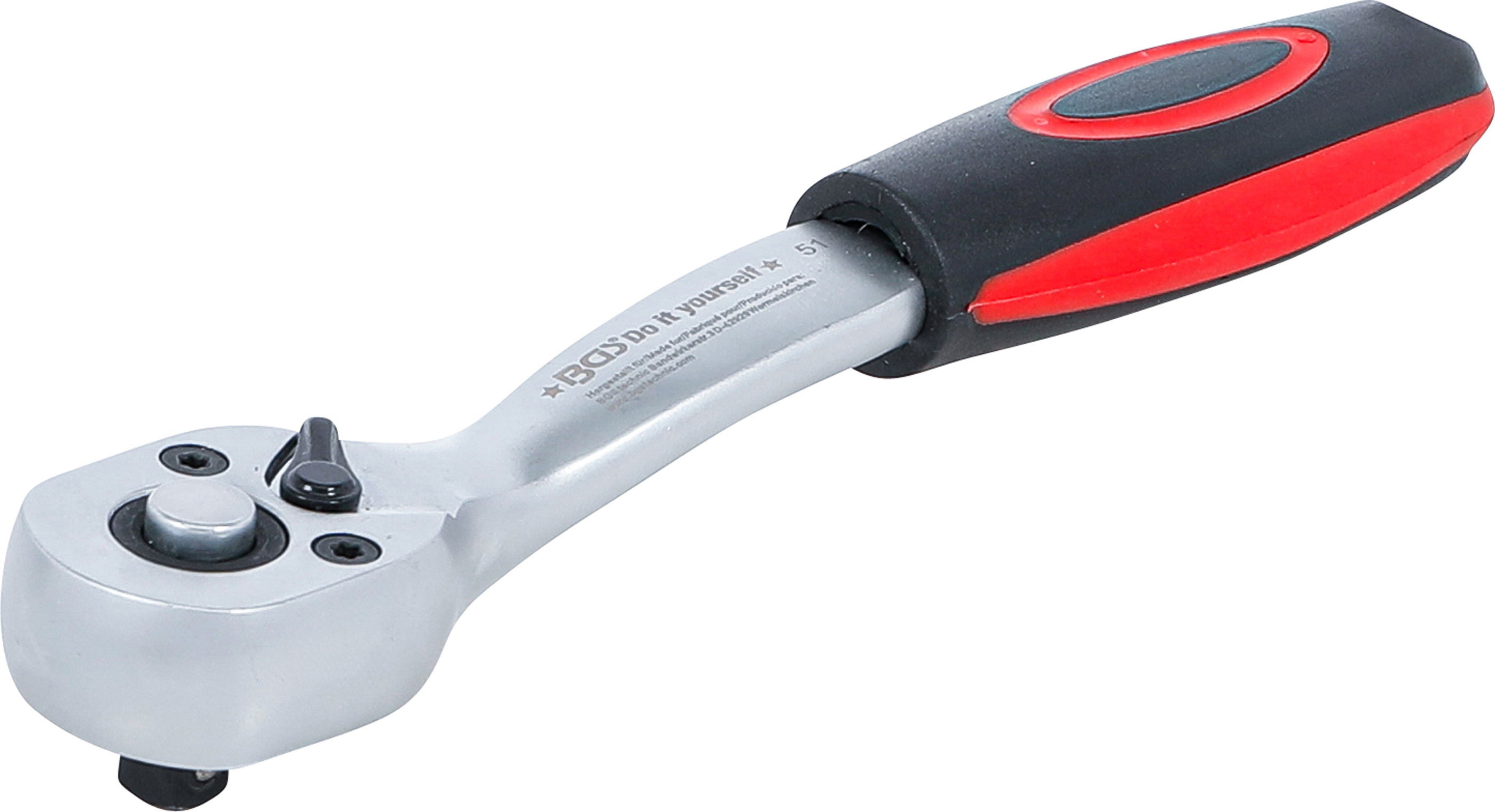 BGS 517 Umschaltknarre | feinverzahnt | 6,3 mm (1/4")