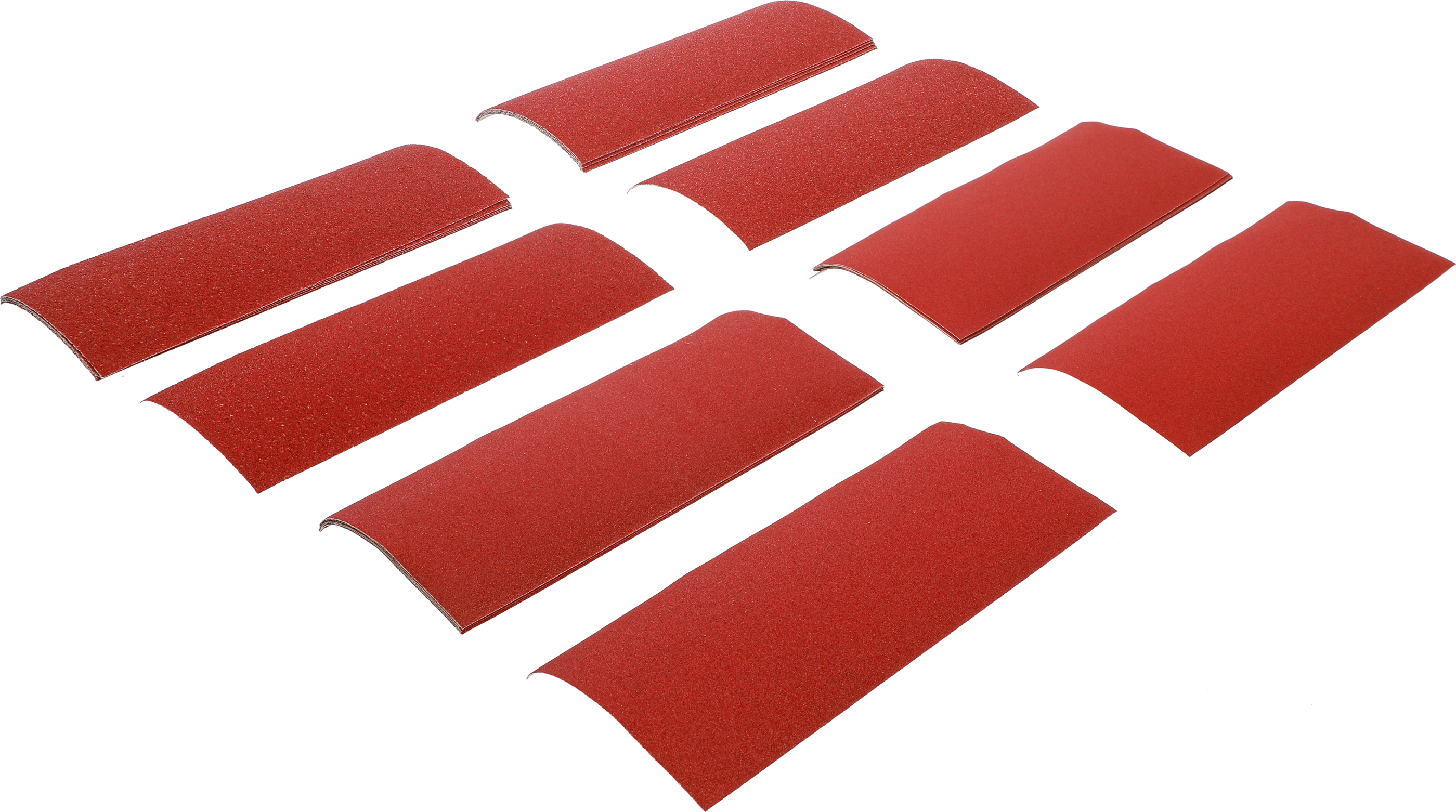 BGS 80813 Schleifblatt-Satz für Schwingschleifer / Handschleifer | 93 x 230 mm | K 60 - 180 | 25-tlg.