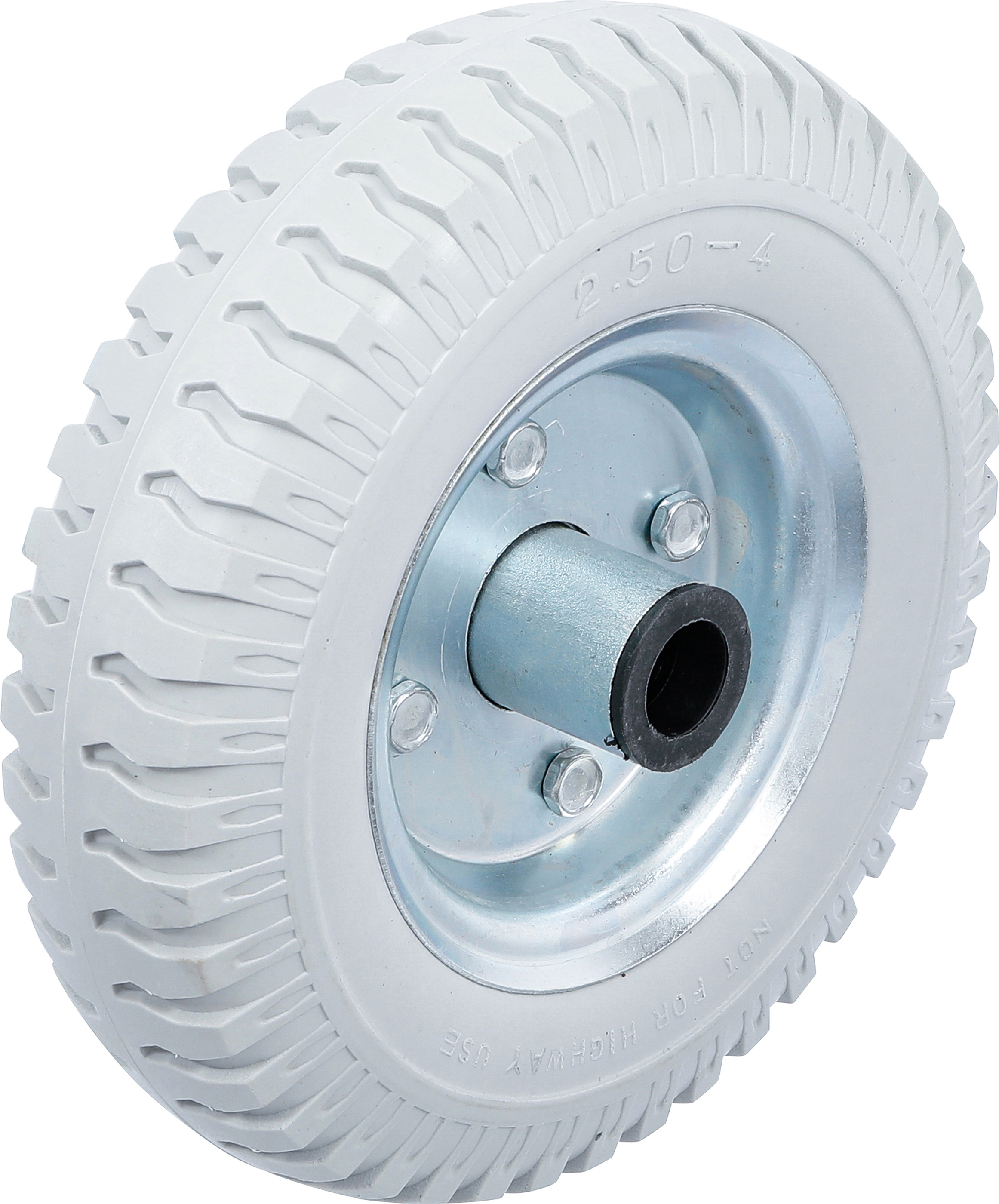 BGS 80670 Rad für Sackkarren / Bollerwagen | PU, grau | 220 mm