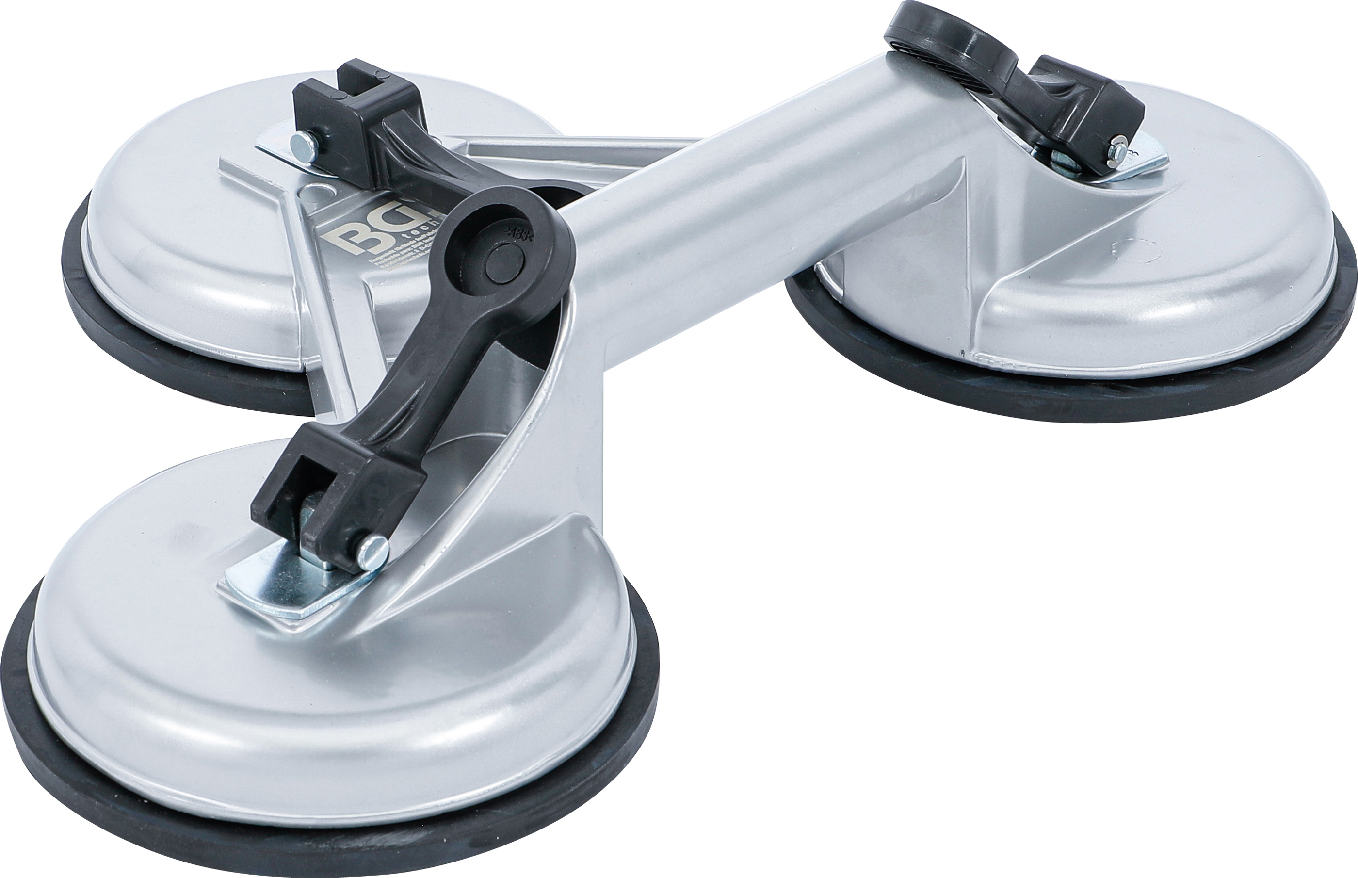 BGS 7996 Dreifach-Gummisauger | Aluminium | Ø 115 mm