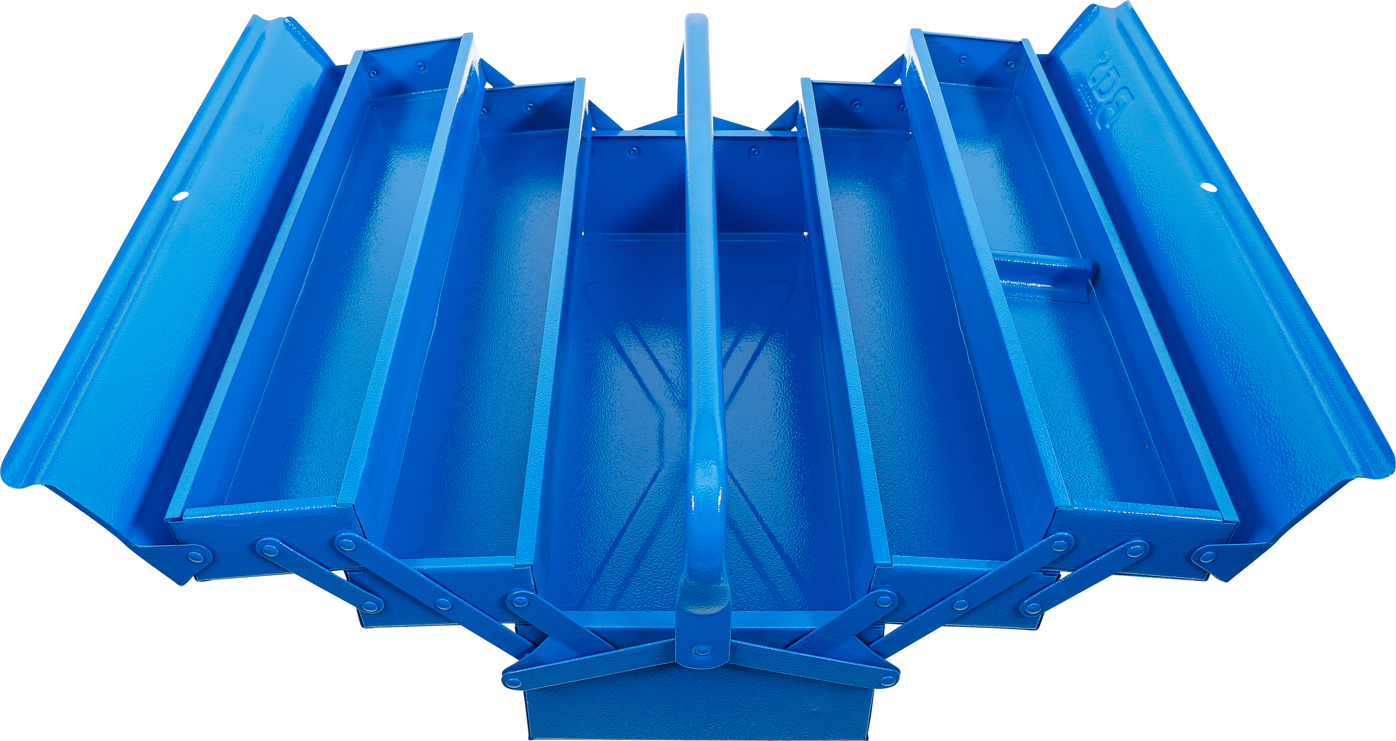 BGS 33002 Metall-Werkzeugkasten | leer | 530 x 200 x 200 mm | 5 Fächer