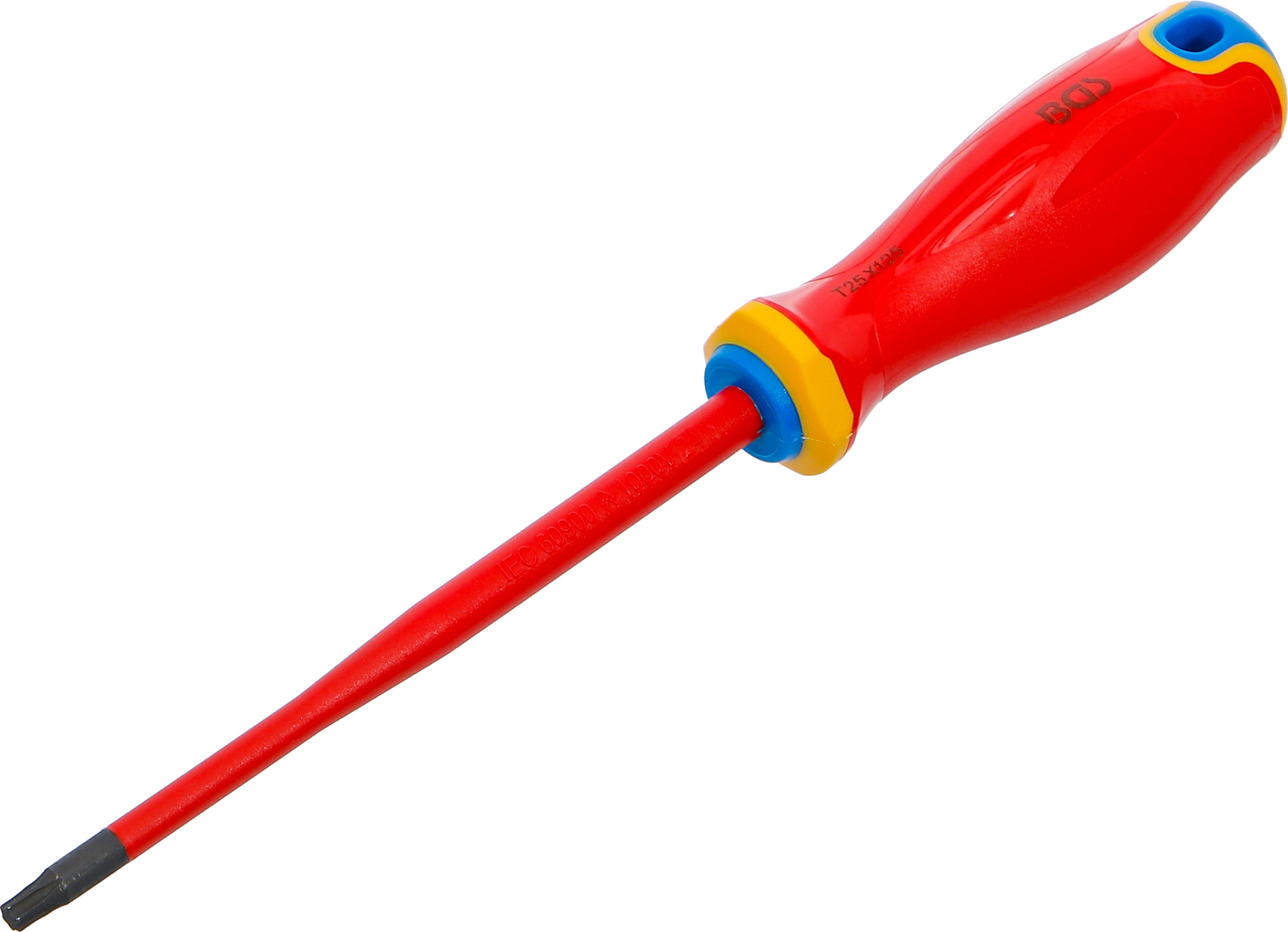 BGS 35866 VDE-Schraubendreher | extra dünne Spitze | T-Profil (für Torx) T25