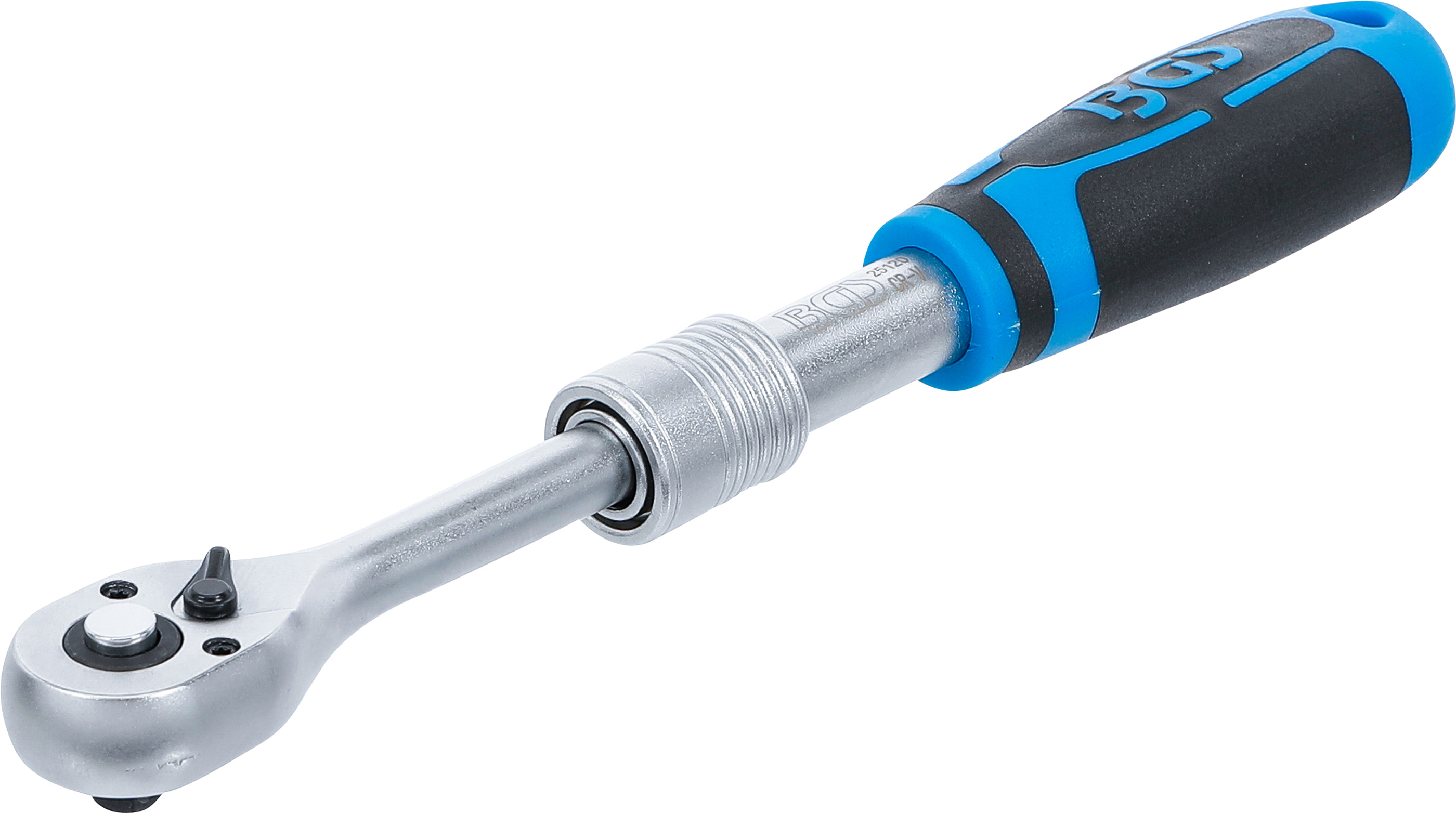 BGS 25120 Umschaltknarre, ausziehbar | Abtrieb Außenvierkant 6,3 mm (1/4") | 190 - 225 mm