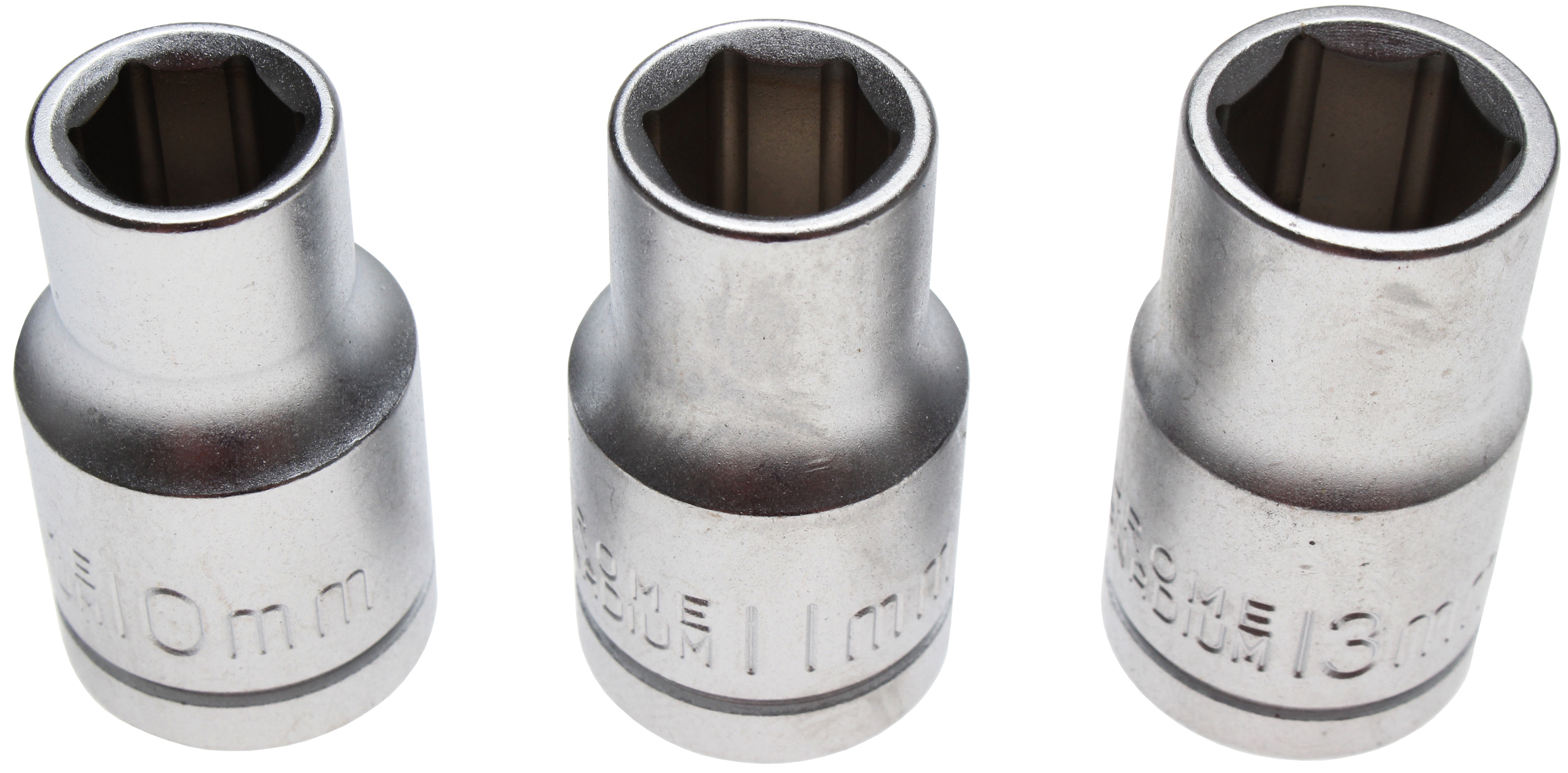 BGS 15123 Steckschlüsseleinsatz-Satz | Antrieb 12,5 mm (1/2") | SW 10 - 11 - 13 mm | 3-tlg. BGS 15123 Steckschlüsseleinsatz-Satz | Antrieb 12,5 mm (1/2") | SW 10 - 11 - 13 mm | 3-tlg.