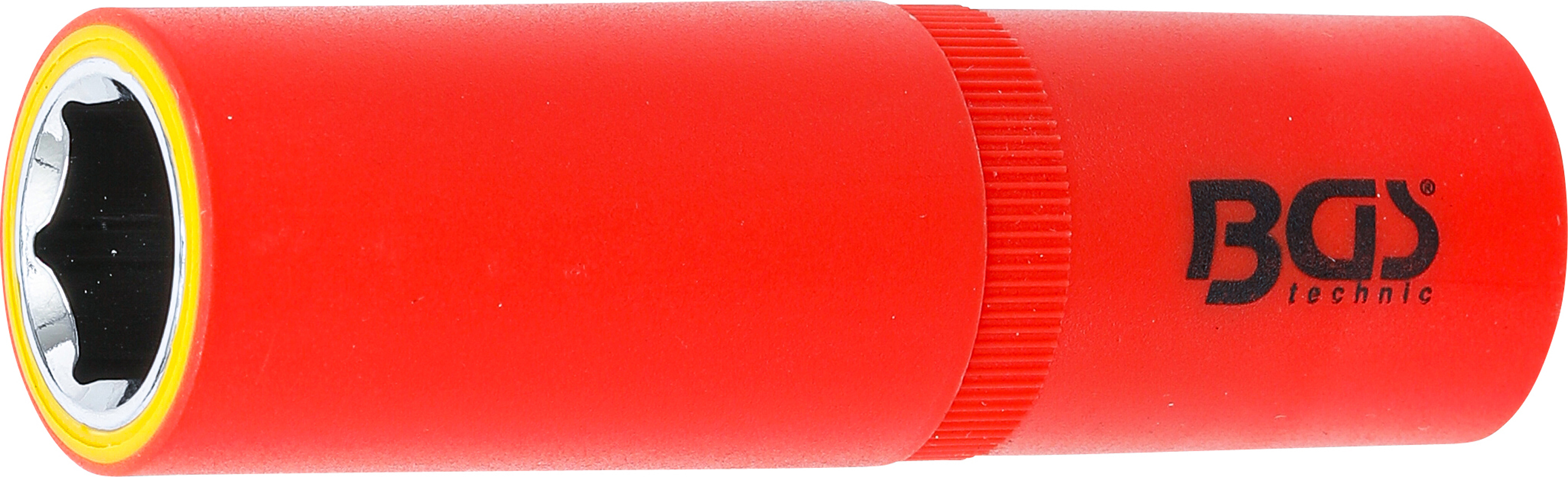 BGS 72066 VDE-Steckschlüssel-Einsatz Sechskant | Antrieb Innenvierkant 12,5 mm (1/2") | SW 16 mm