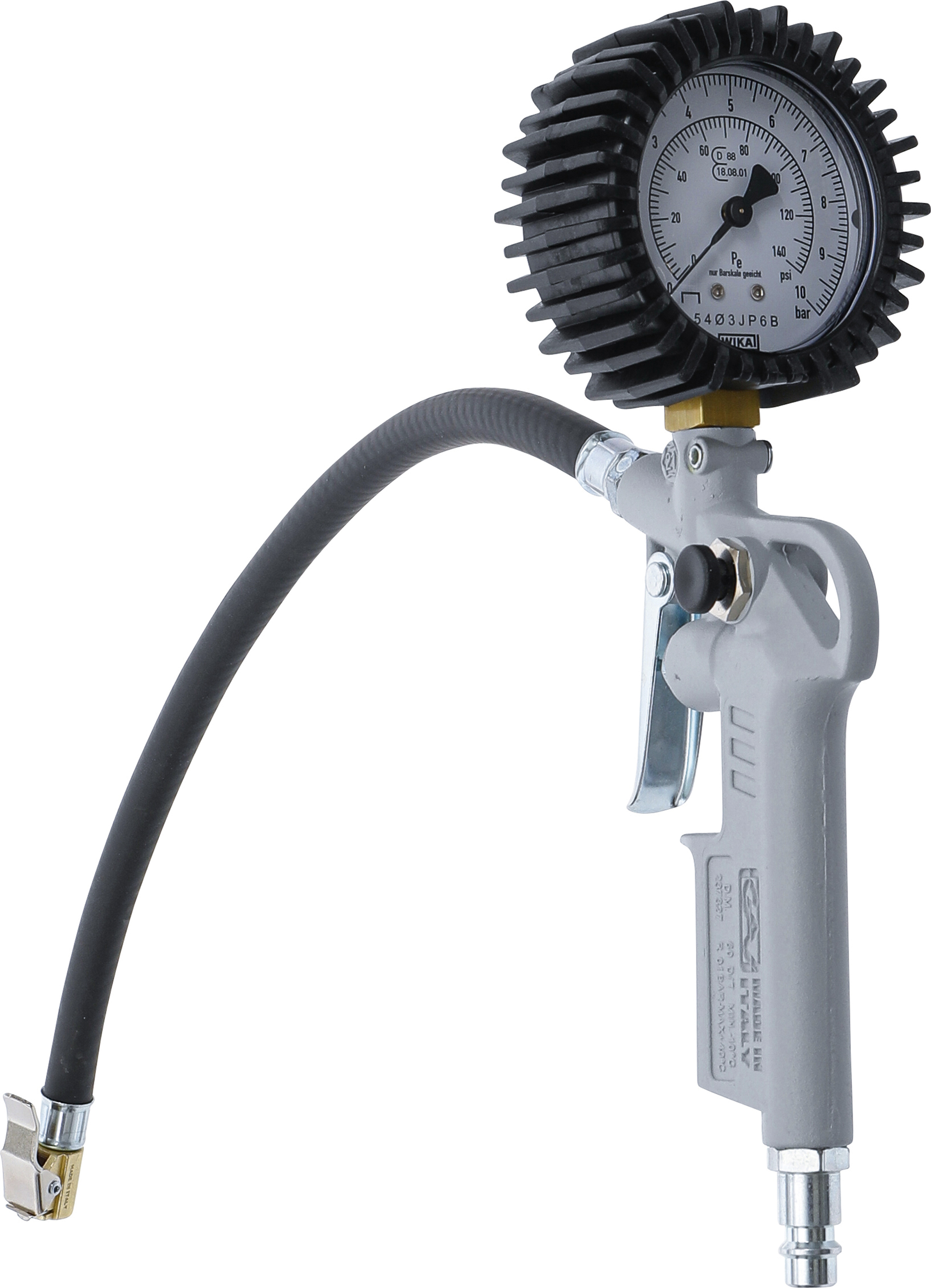 BGS 55400 Druckluft-Reifenfüllpistole | geeicht | 0 - 10 bar