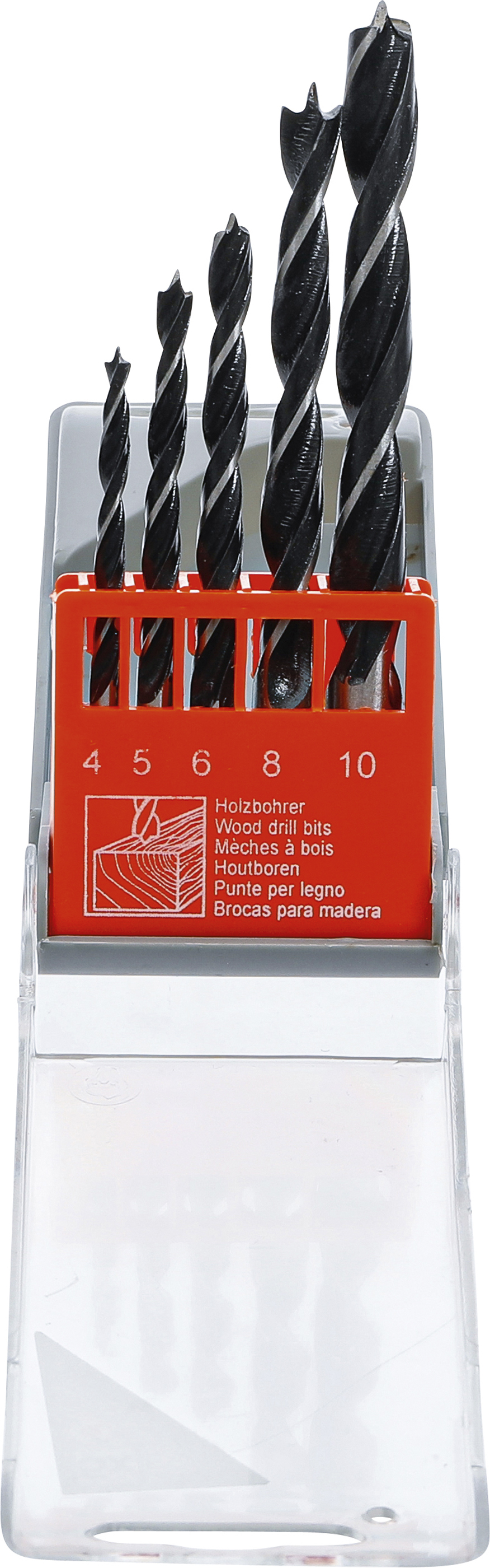 BGS 2017 Holzbohrer-Satz | 4 - 10 mm | 5-tlg.