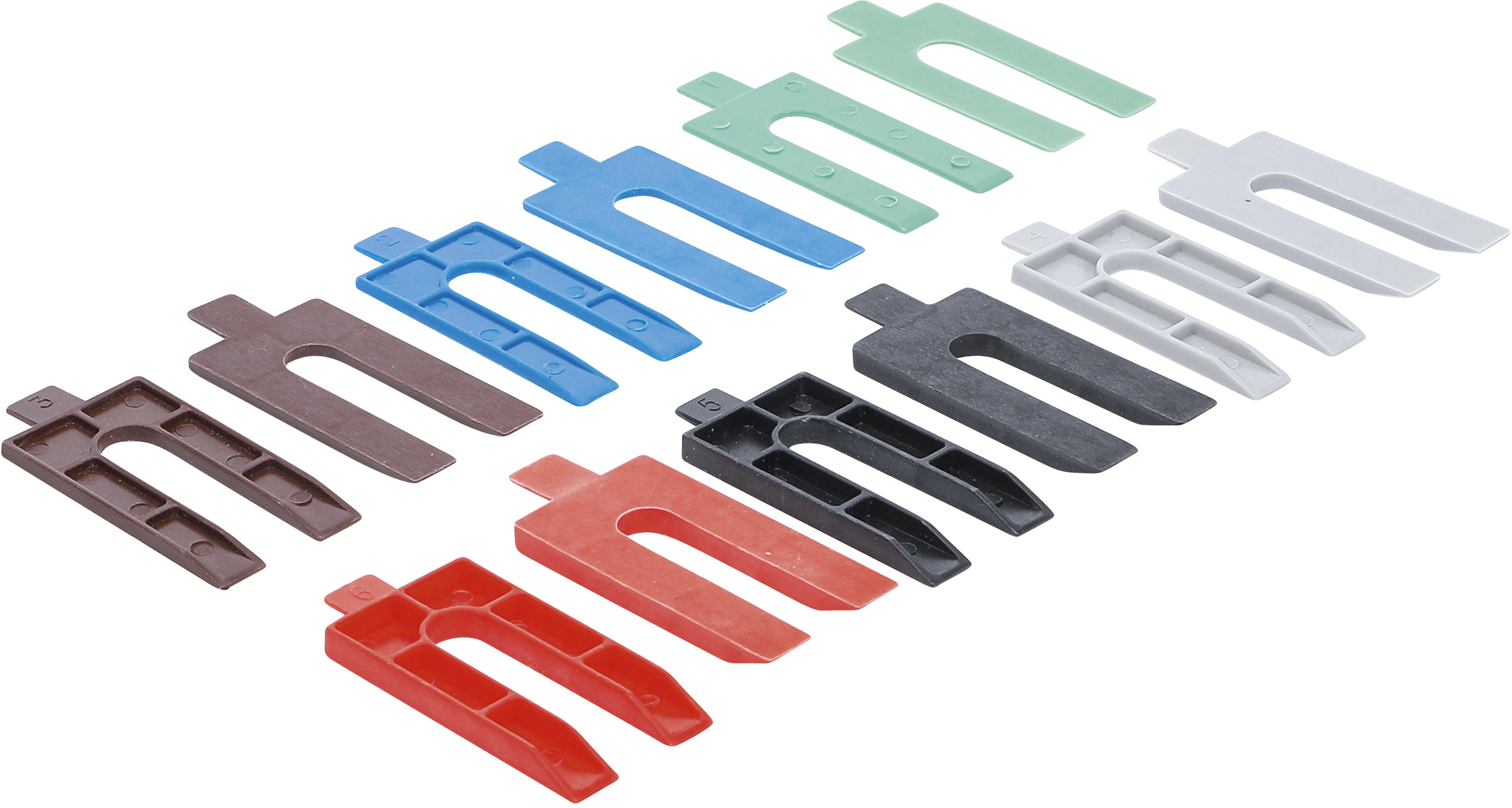 BGS 80724 Kunststoff-Unterlegkeile-Satz | 24-tlg.