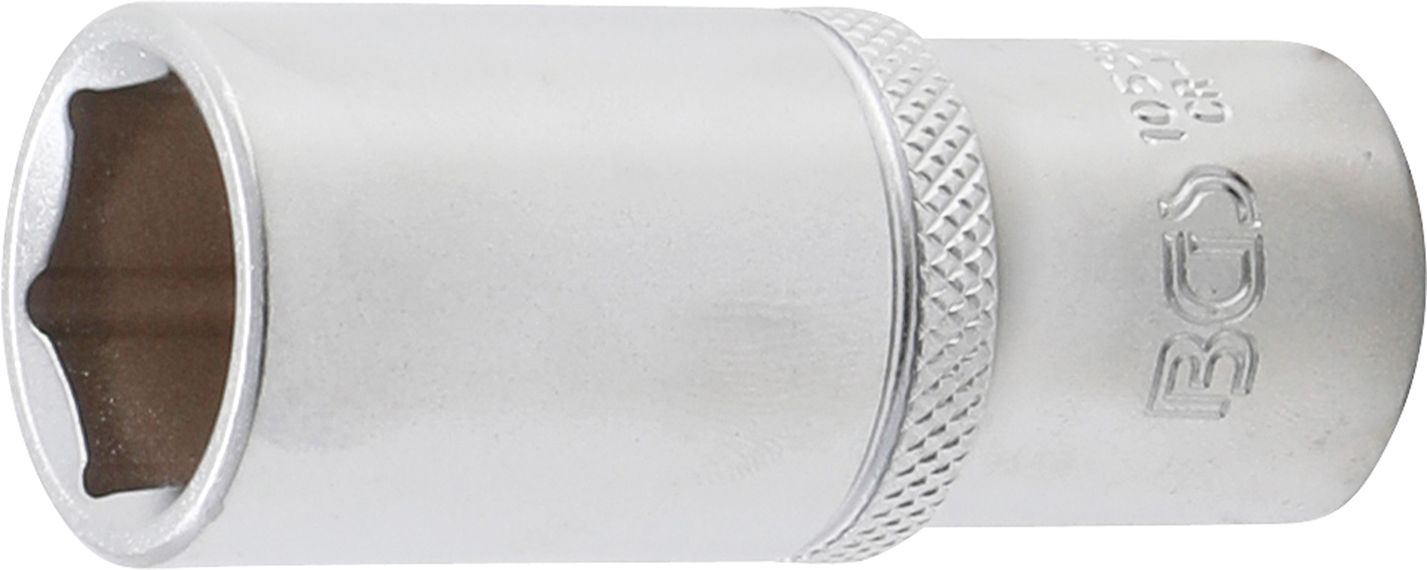 BGS 10538 Steckschlüssel-Einsatz Sechskant, tief | Antrieb Innenvierkant 10 mm (3/8") | SW 18 mm