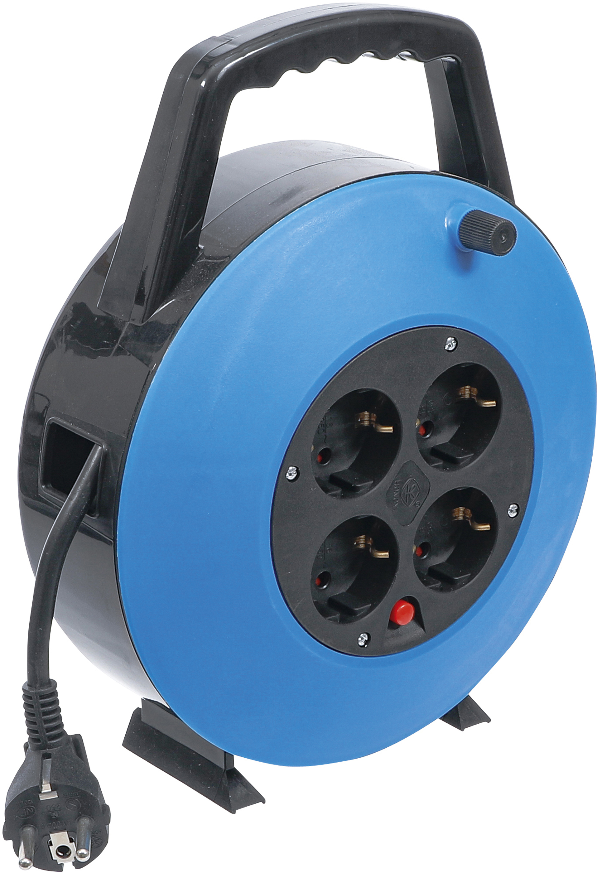 BGS 3363 Kabelbox | 10 m | 3 x 1,5 mm² | 4 Steckdosen | IP 20 | 3000 W