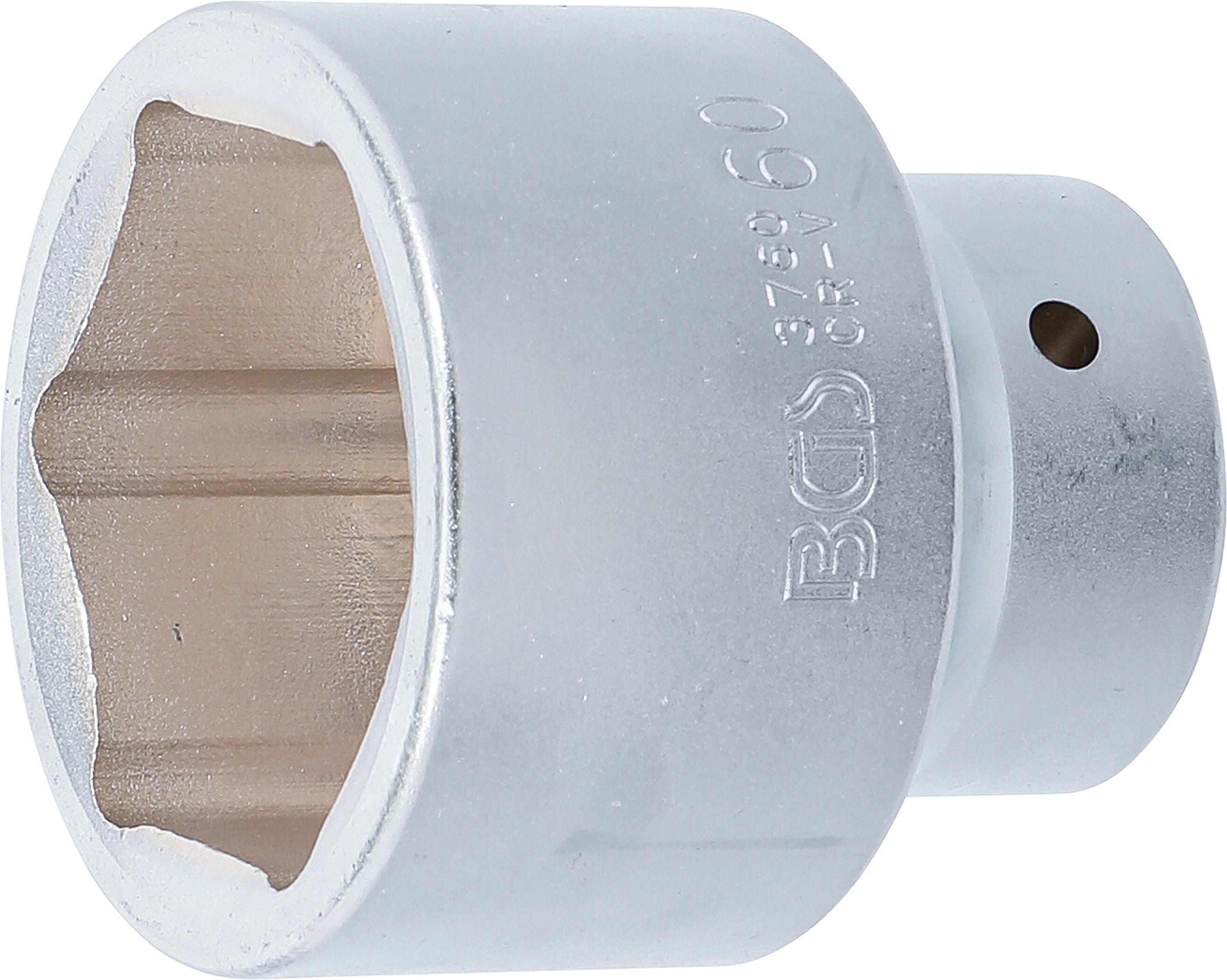 BGS 3760 Steckschlüssel-Einsatz Sechskant | Antrieb Innenvierkant 25 mm (1") | SW 60 mm BGS 3760 Steckschlüssel-Einsatz Sechskant | Antrieb Innenvierkant 25 mm (1") | SW 60 mm