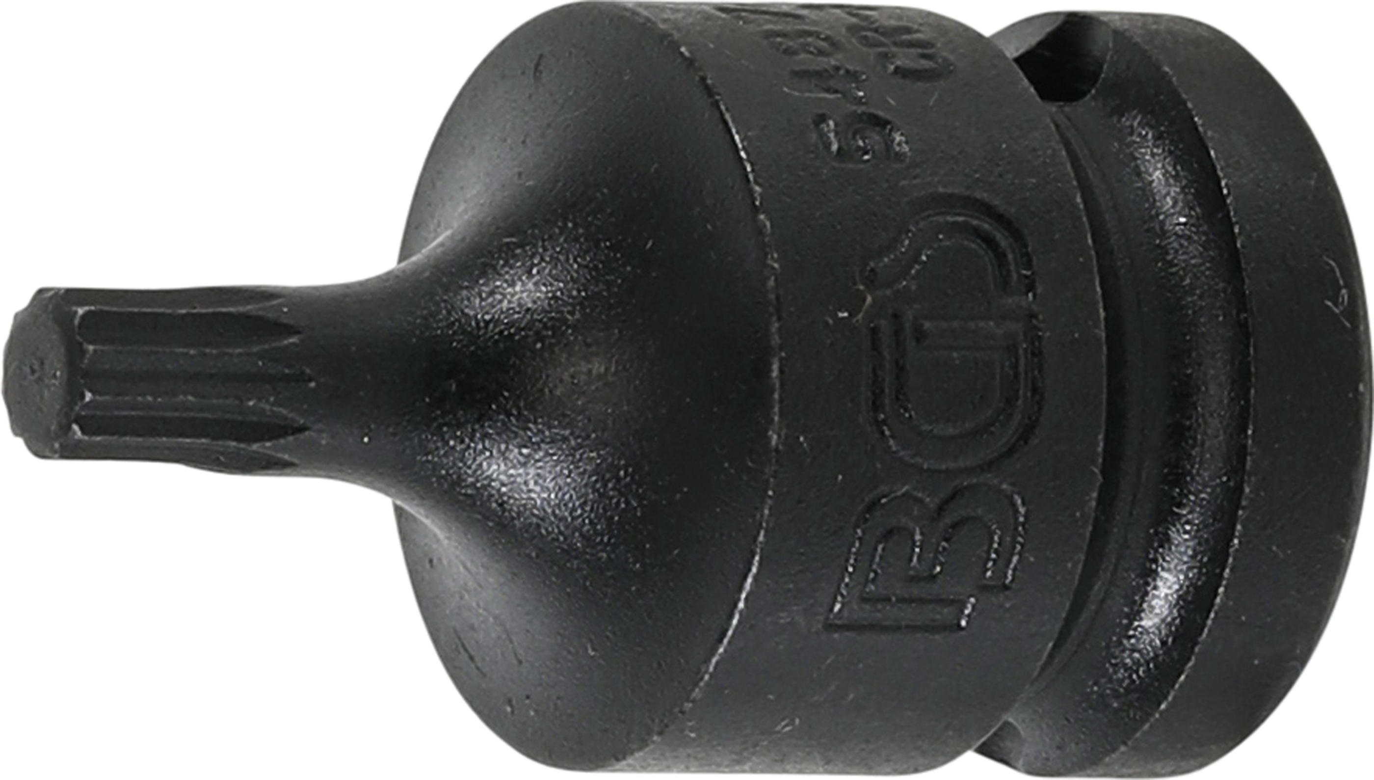 BGS 5487-M6 Kraft-Bit-Einsatz | Länge 43 mm | Antrieb Innenvierkant 12,5 mm (1/2") | Innenvielzahn (für XZN) M6