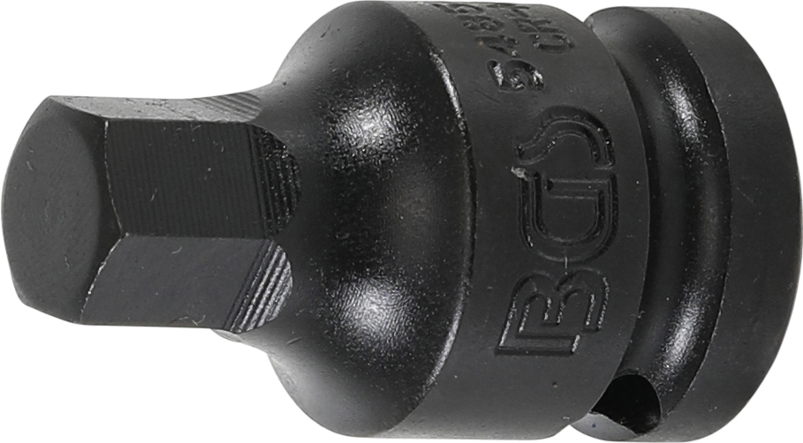 BGS 5485-12 Kraft-Bit-Einsatz | Länge 42 mm | Antrieb Innenvierkant 12,5 mm (1/2") | Innensechskant 12 mm