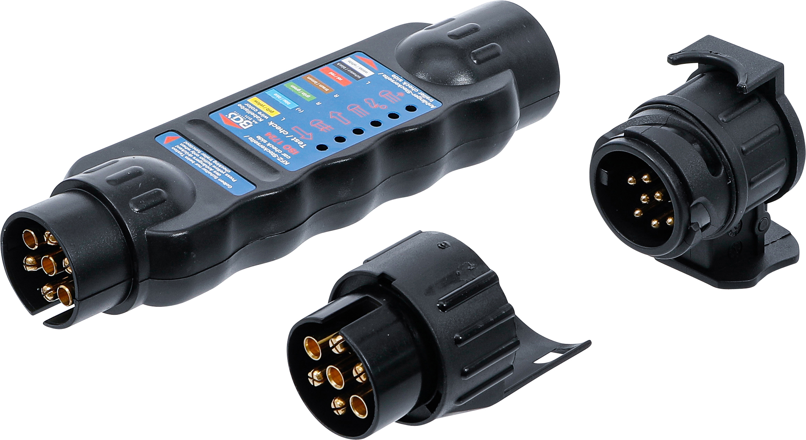 BGS 2171 Anhänger-, Zugfahrzeug-Tester | 7-, 13-polig