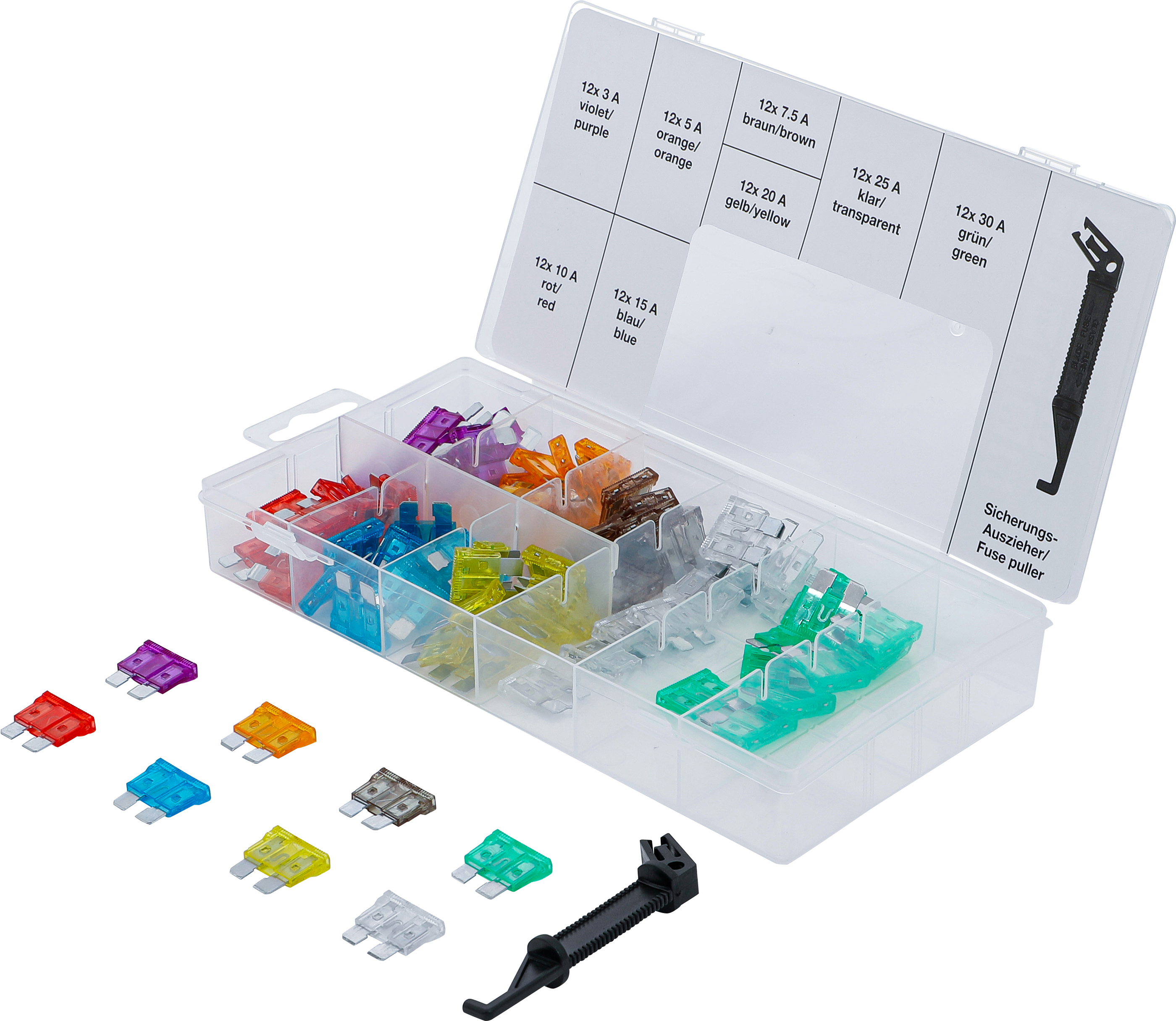 BGS 8126 Pkw-Sicherungs-Sortiment | 97-tlg.