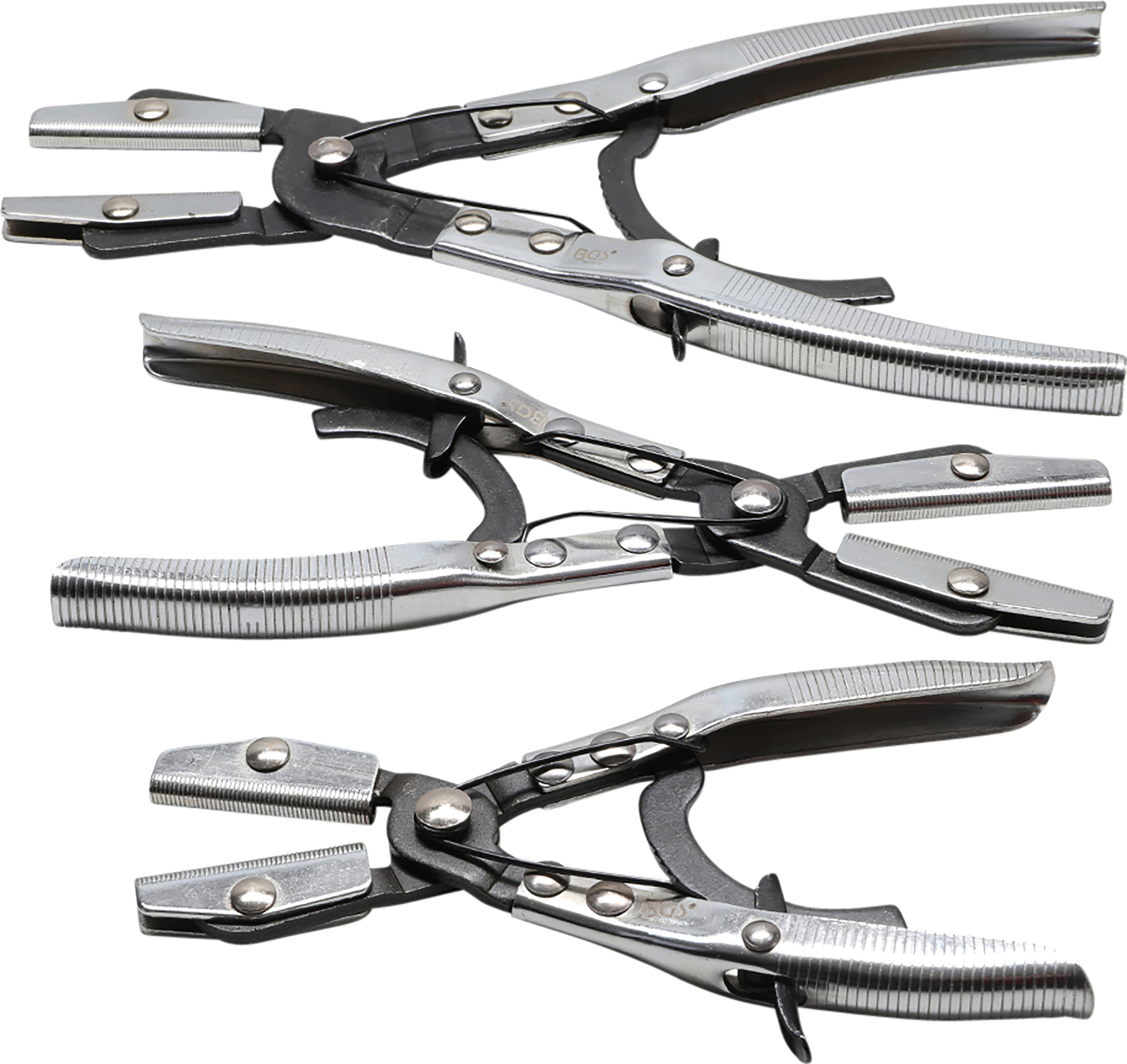 BGS 1718 Schlauch-Abklemmzangen-Satz | 205-305 mm | 3-tlg.