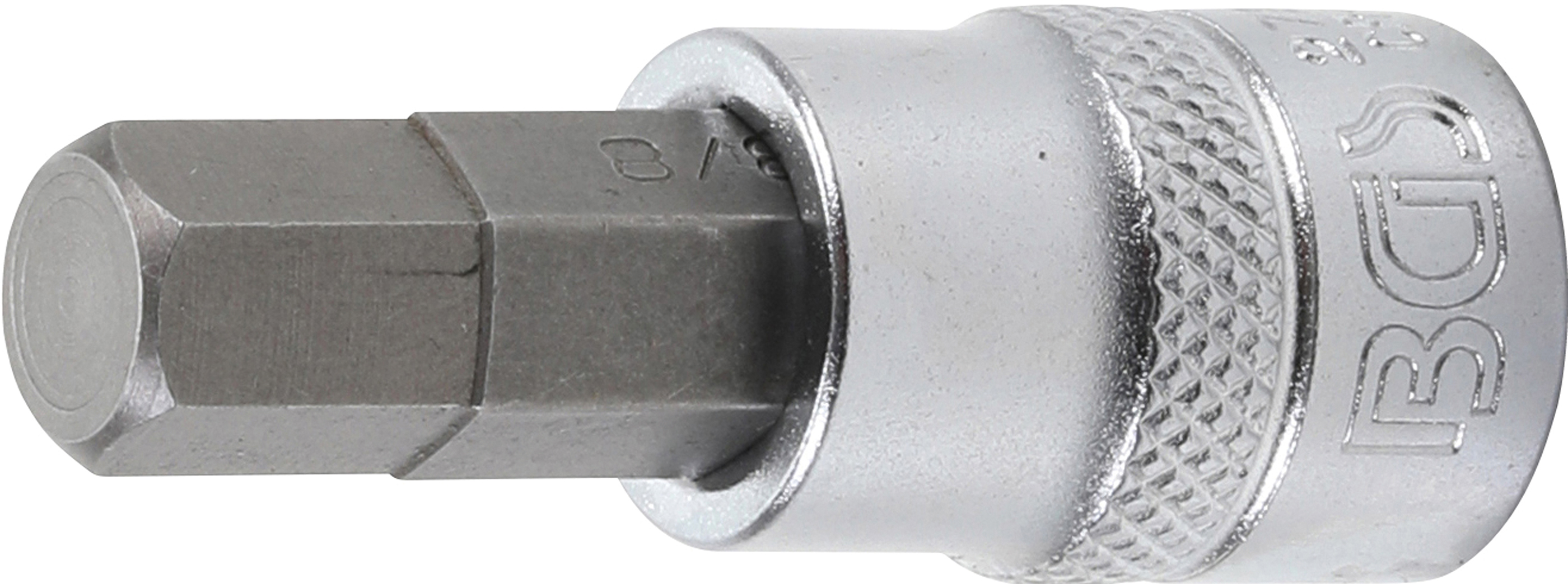 BGS 2729 Bit-Einsatz | Antrieb Innenvierkant 10 mm (3/8") | Innensechskant 3/8"