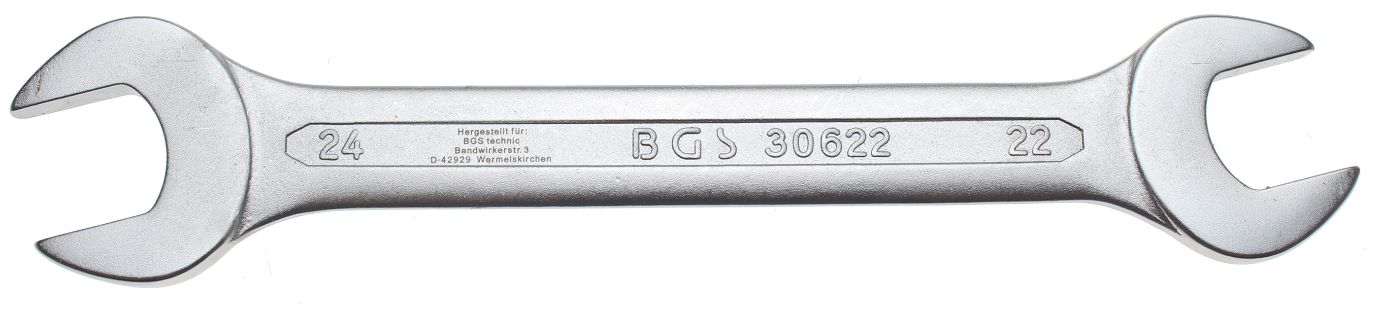BGS 30622 Doppel-Maulschlüssel | SW 22 x 24 mm BGS 30622 Doppel-Maulschlüssel | SW 22 x 24 mm
