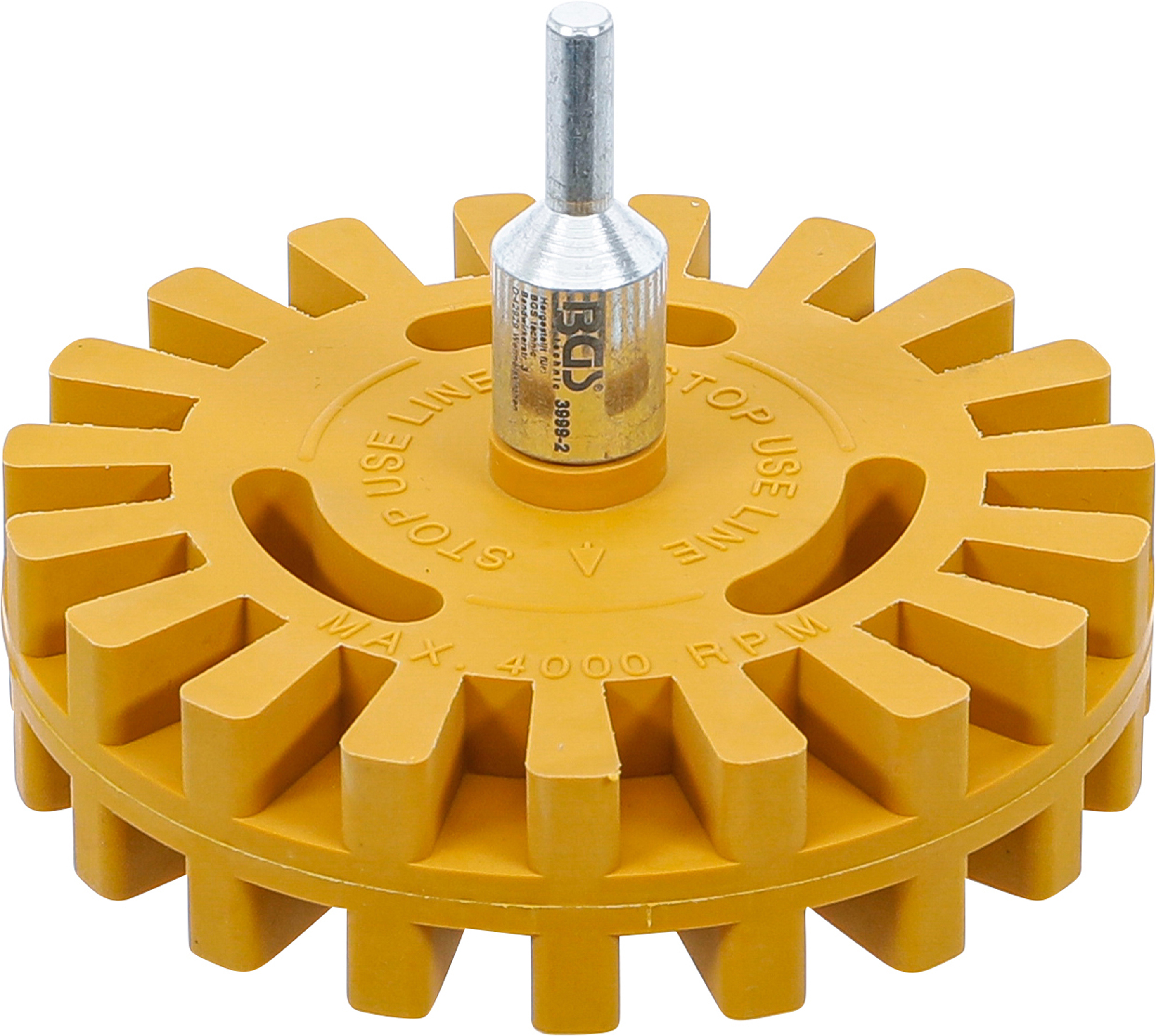 BGS 3999-2 Folienradierer | mit Lamellen | Ø 100 mm