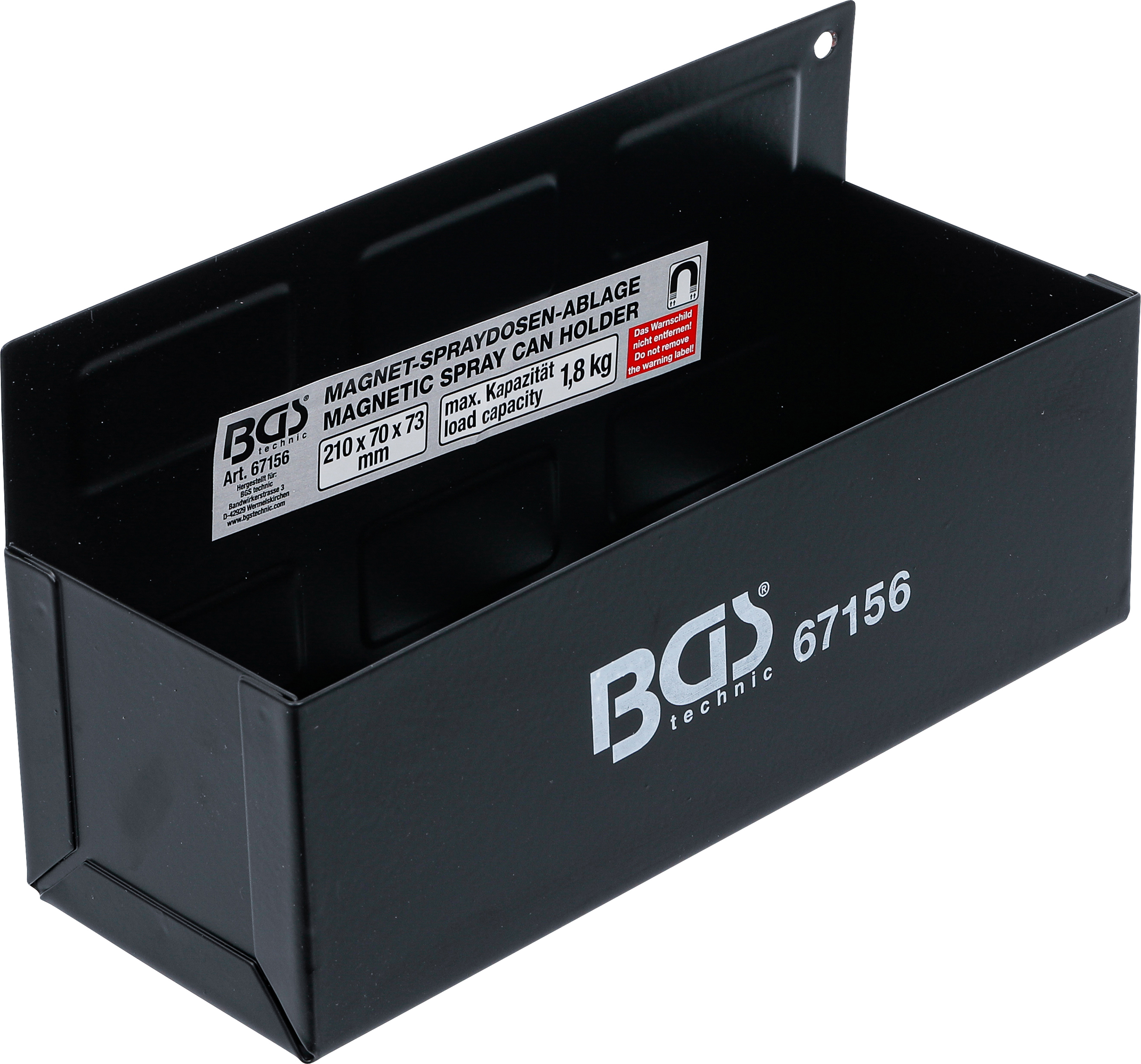 BGS 67156 Magnet-Spraydosen-Ablage | 210 mm