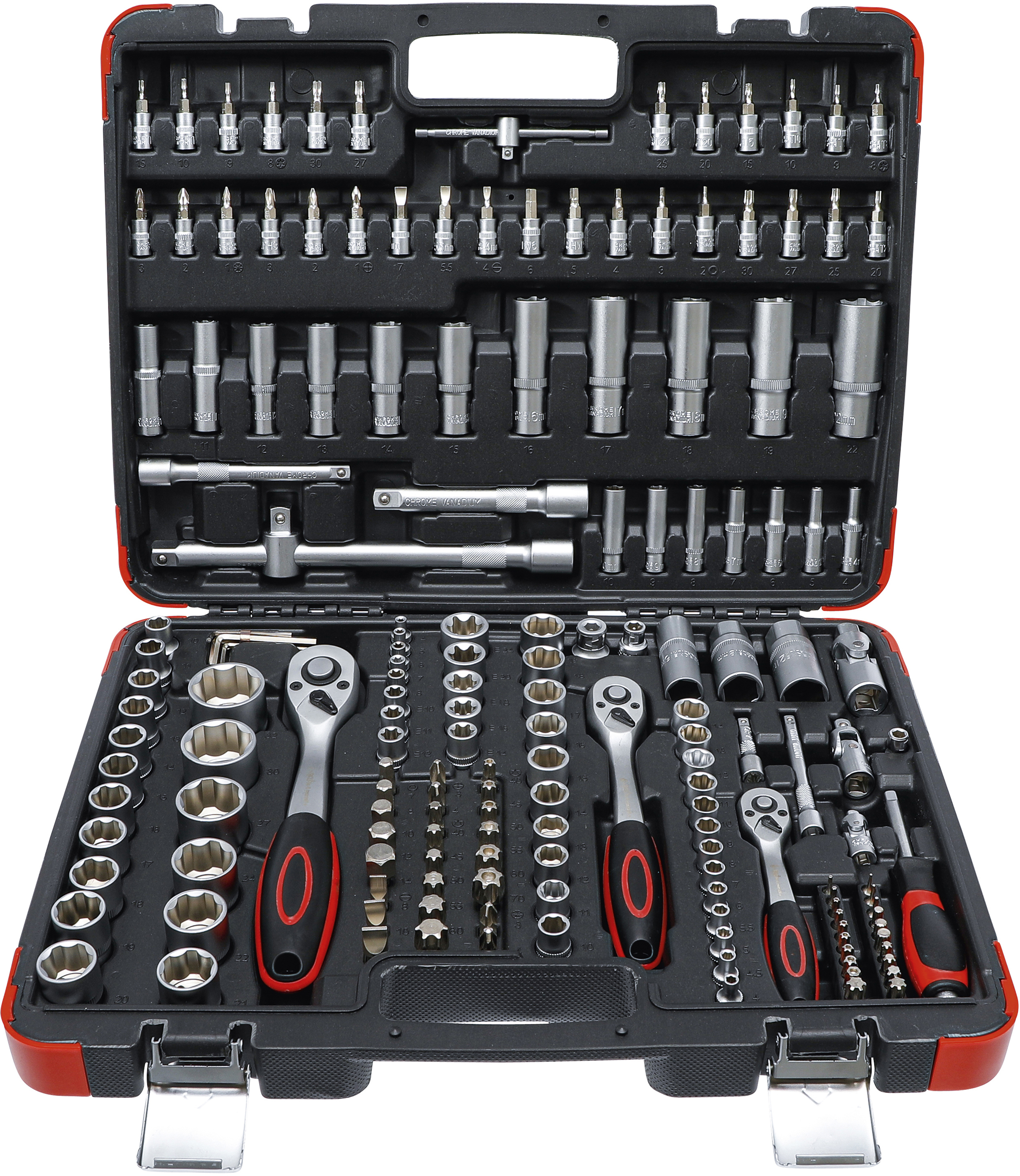 BGS 2283 Steckschlüssel-Satz | Antrieb 6,3 mm (1/4") / 10 mm (3/8") / 12,5 mm (1/2") | 172-tlg. BGS 2283 Steckschlüssel-Satz | Antrieb 6,3 mm (1/4") / 10 mm (3/8") / 12,5 mm (1/2") | 172-tlg.