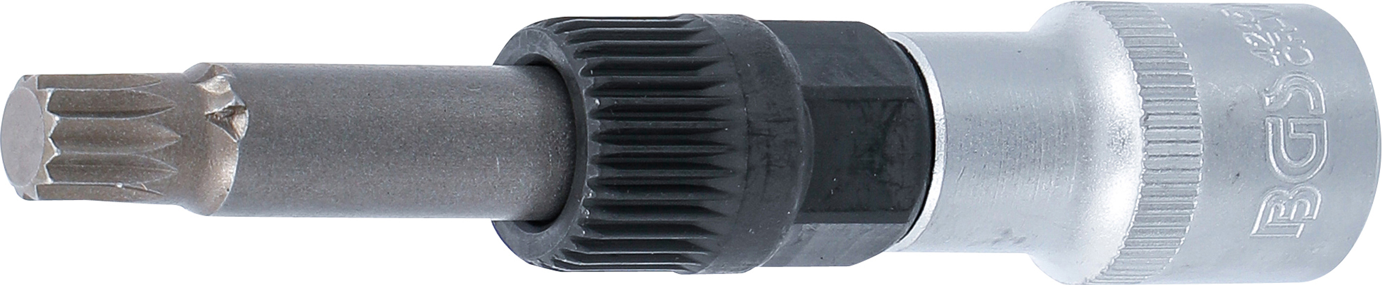 BGS 4245 Bit-Einsatz für Lichtmaschine | Antrieb Innenvierkant 12,5 mm (1/2") | Innenvielzahn (für XZN) M10 BGS 4245 Bit-Einsatz für Lichtmaschine | Antrieb Innenvierkant 12,5 mm (1/2") | Innenvielzahn (für XZN) M10