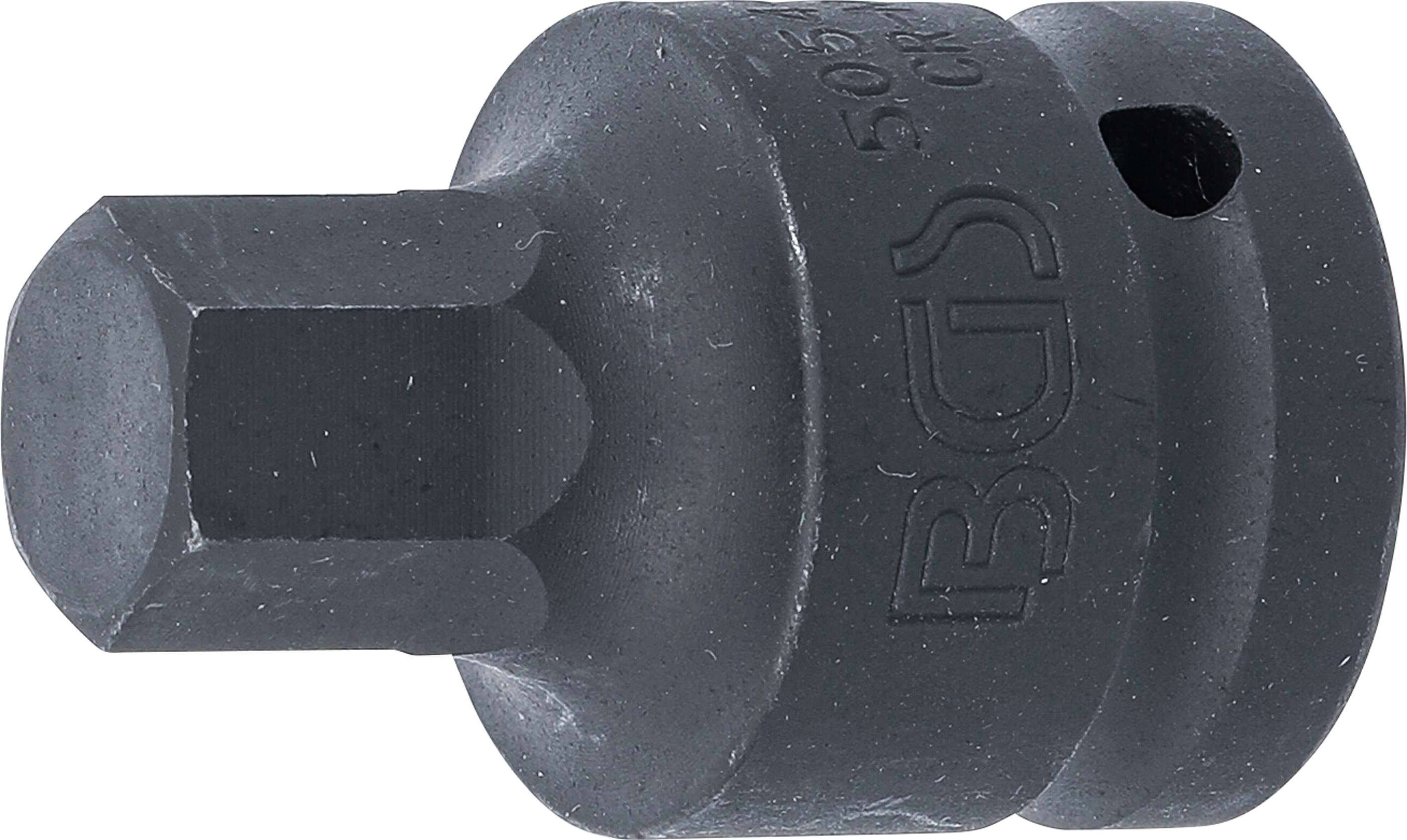 BGS 5054-17 Kraft-Bit-Einsatz | Länge 55 mm | Antrieb Innenvierkant 20 mm (3/4") | Innensechskant 17 mm