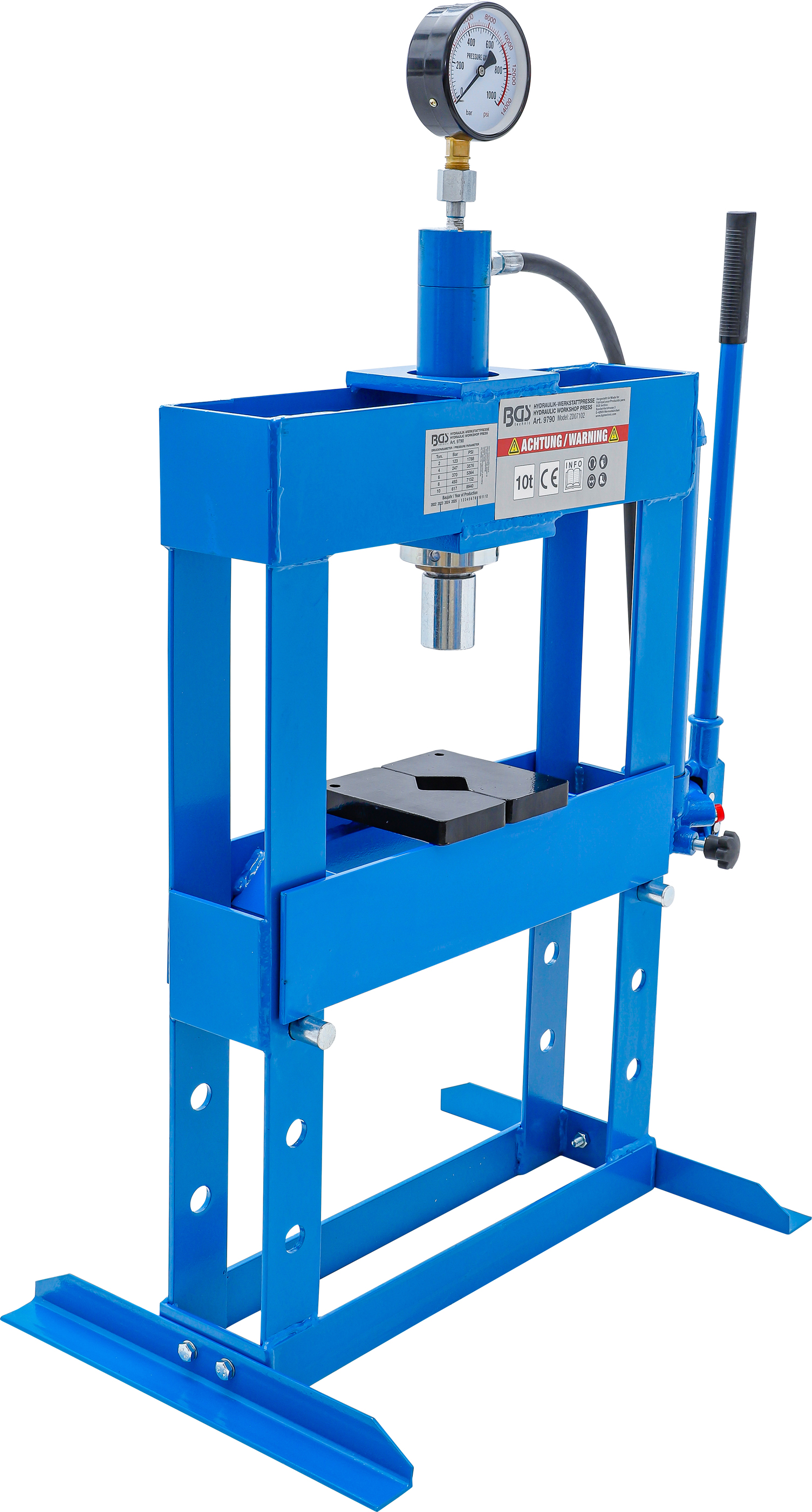 BGS 9790 Hydraulik-Werkstattpresse | 10 t