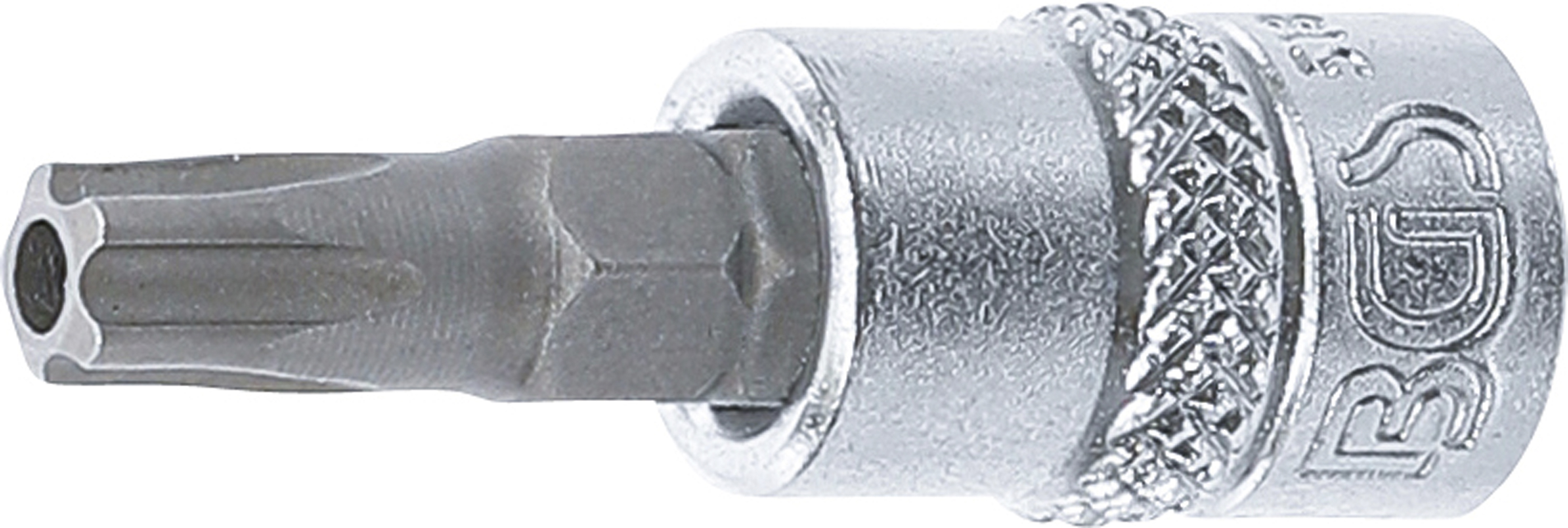 BGS 5184-TS30 Bit-Einsatz | Antrieb Innenvierkant 6,3 mm (1/4") | TS-Profil (für Torx Plus) mit Bohrung TS30
