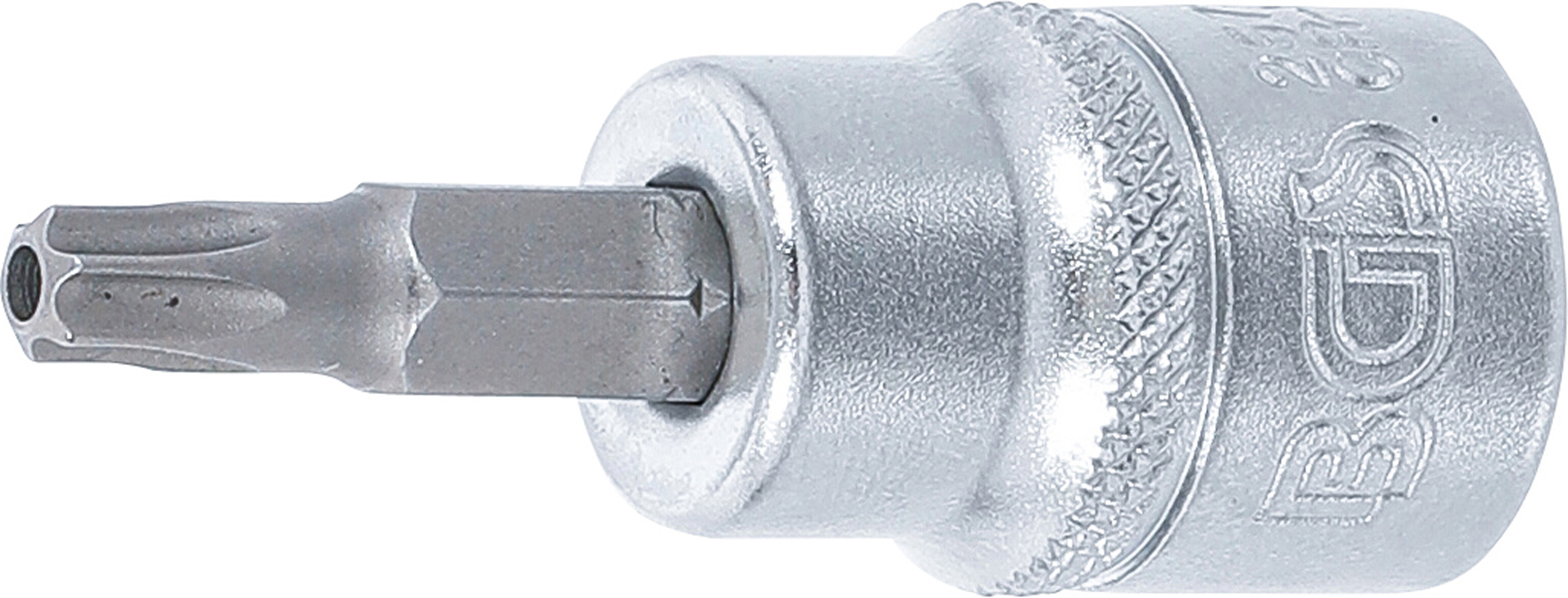 BGS 2573 Bit-Einsatz | Antrieb Innenvierkant 10 mm (3/8") | T-Profil (für Torx) mit Bohrung T27