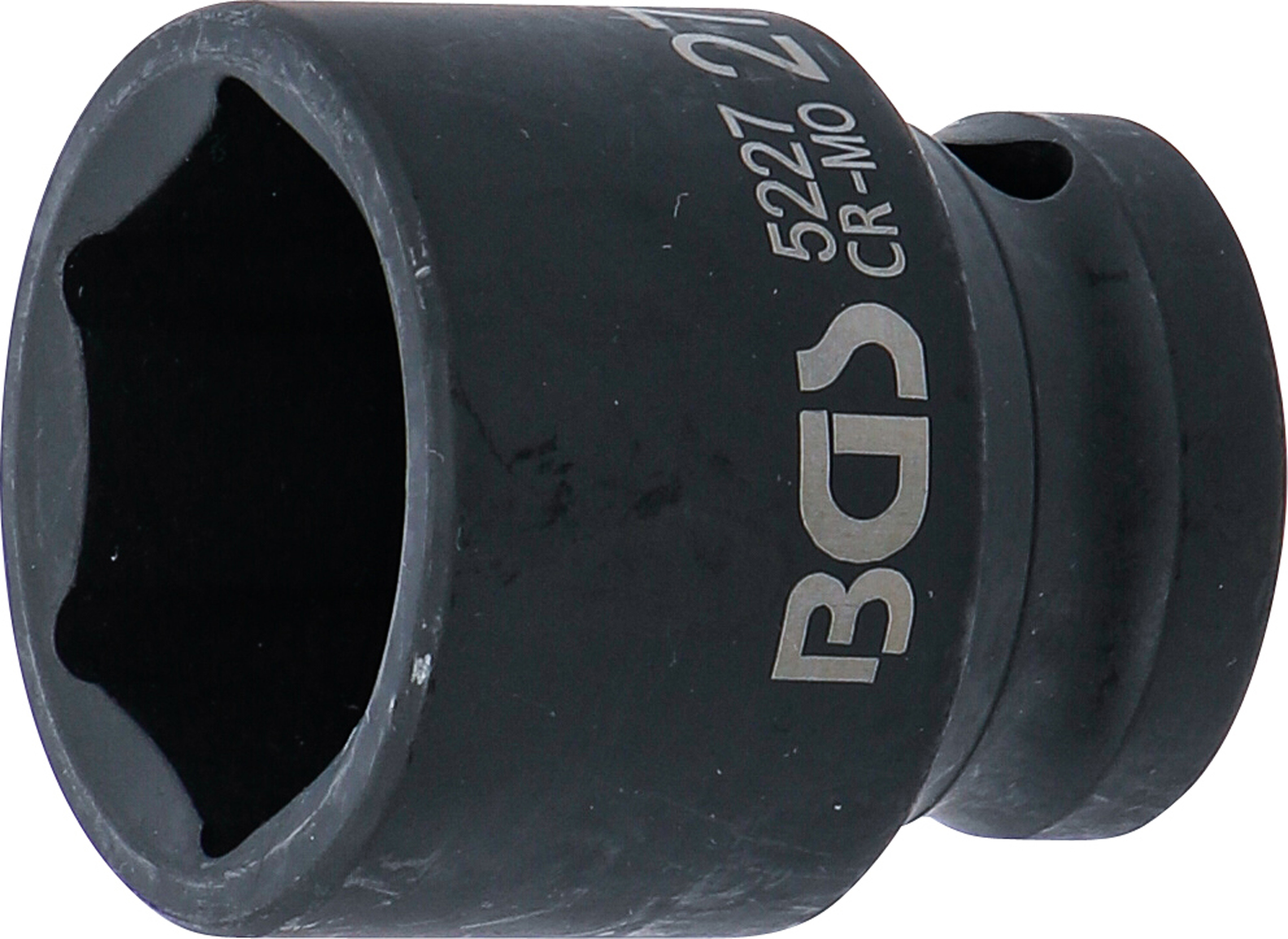 BGS 5227 Kraft-Steckschlüssel-Einsatz Sechskant | Antrieb Innenvierkant 12,5 mm (1/2") | SW 27 mm