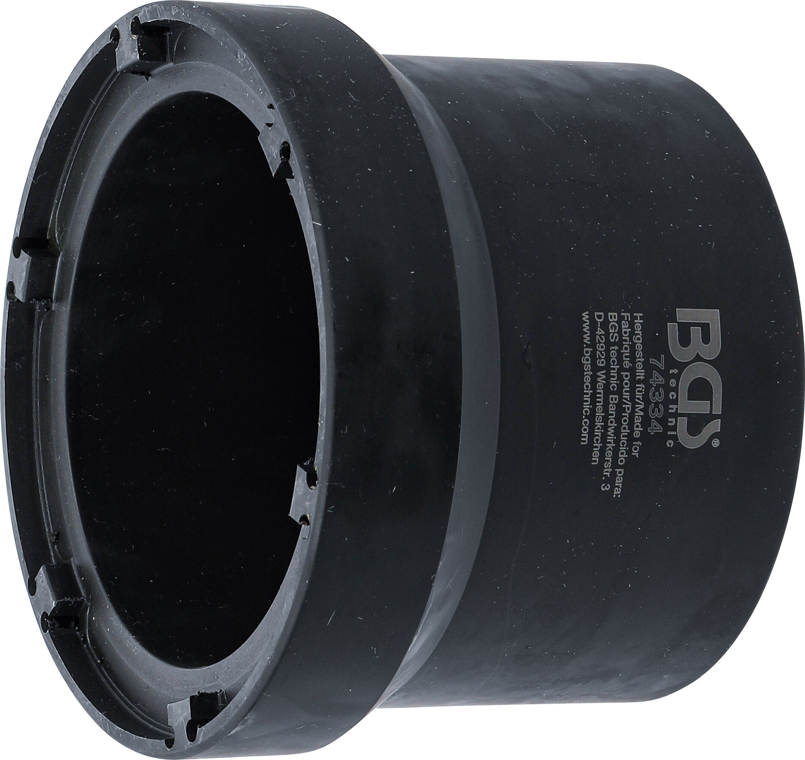 BGS 74334 Nutmuttern-Schlüssel | für Hinterachsdifferential | für MAN & Mercedes-Benz | 126 / 113 mm BGS 74334 Nutmuttern-Schlüssel | für Hinterachsdifferential | für MAN & Mercedes-Benz | 126 / 113 mm