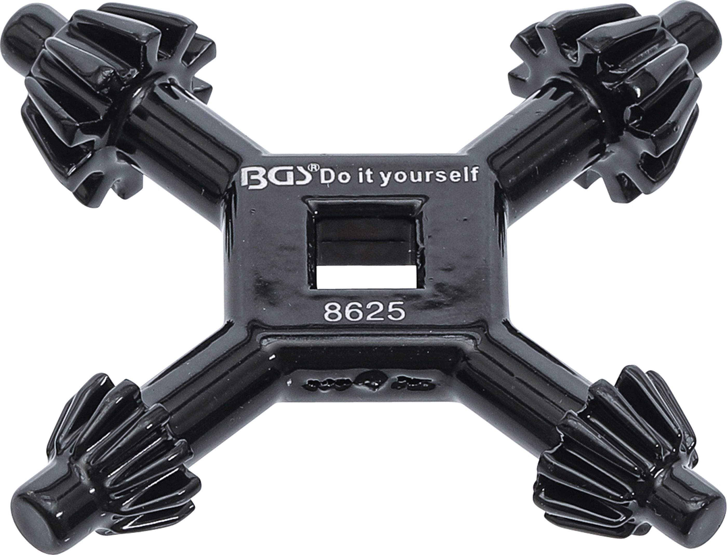 BGS 8625 Bohrfutter-Kreuzschlüssel | universal | Ø 4 / 5,5 / 6 / 7 mm