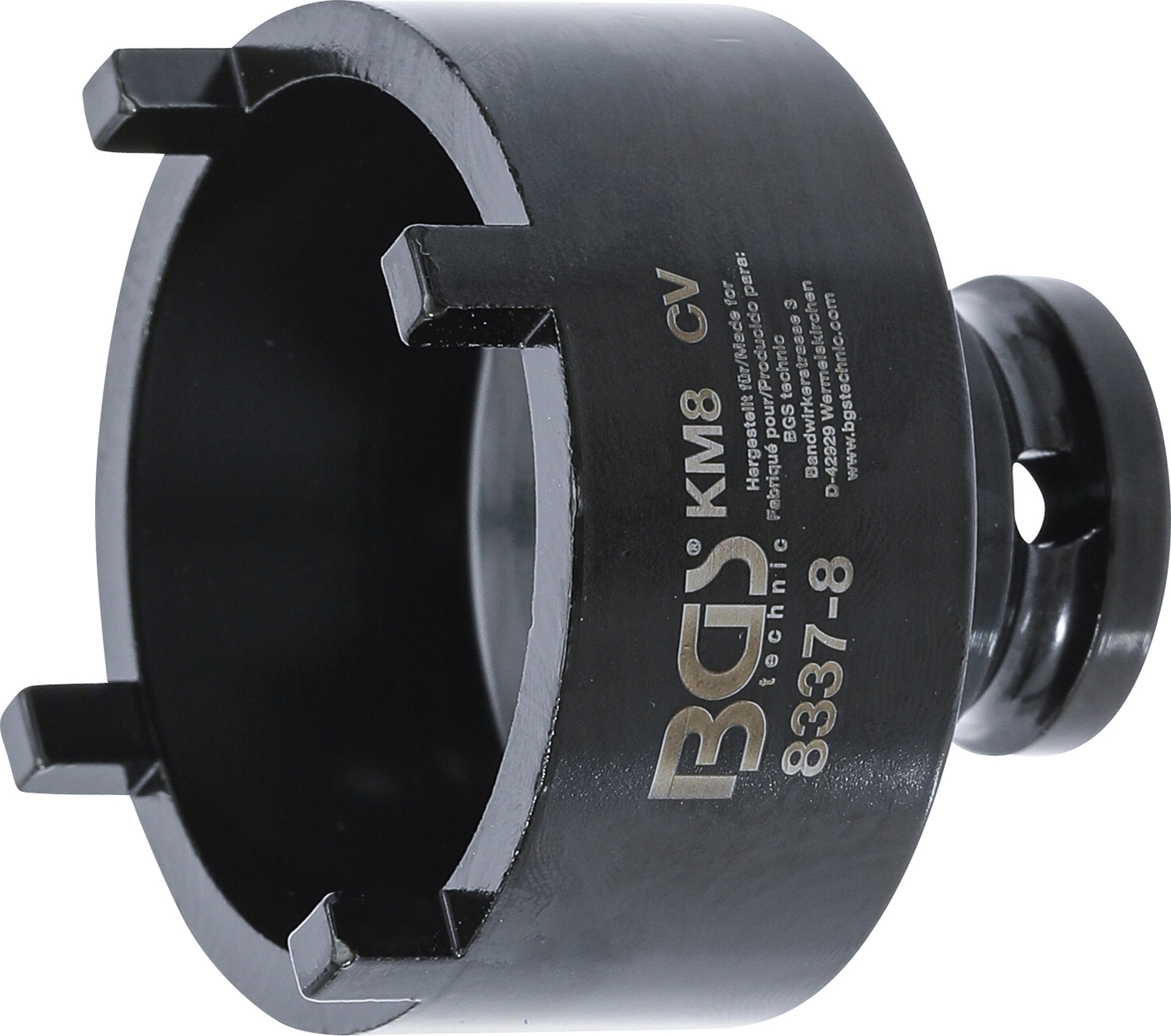 BGS 8337-8 Nutmutternschlüssel | Zapfen außen liegend | KM8 BGS 8337-8 Nutmutternschlüssel | Zapfen außen liegend | KM8