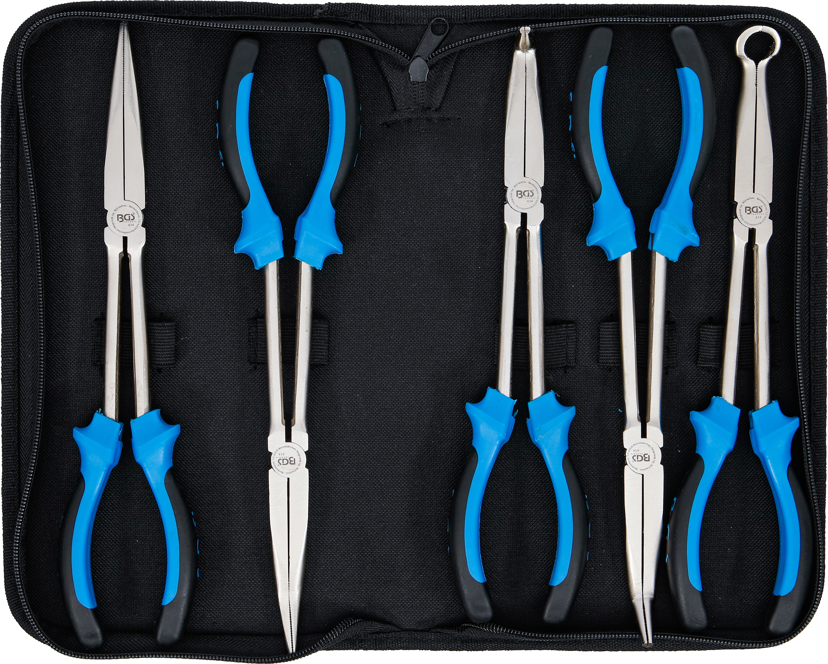 BGS 414 Langbeck-Zangen-Satz | 290 mm | 5-tlg. BGS 414 Langbeck-Zangen-Satz | 290 mm | 5-tlg.