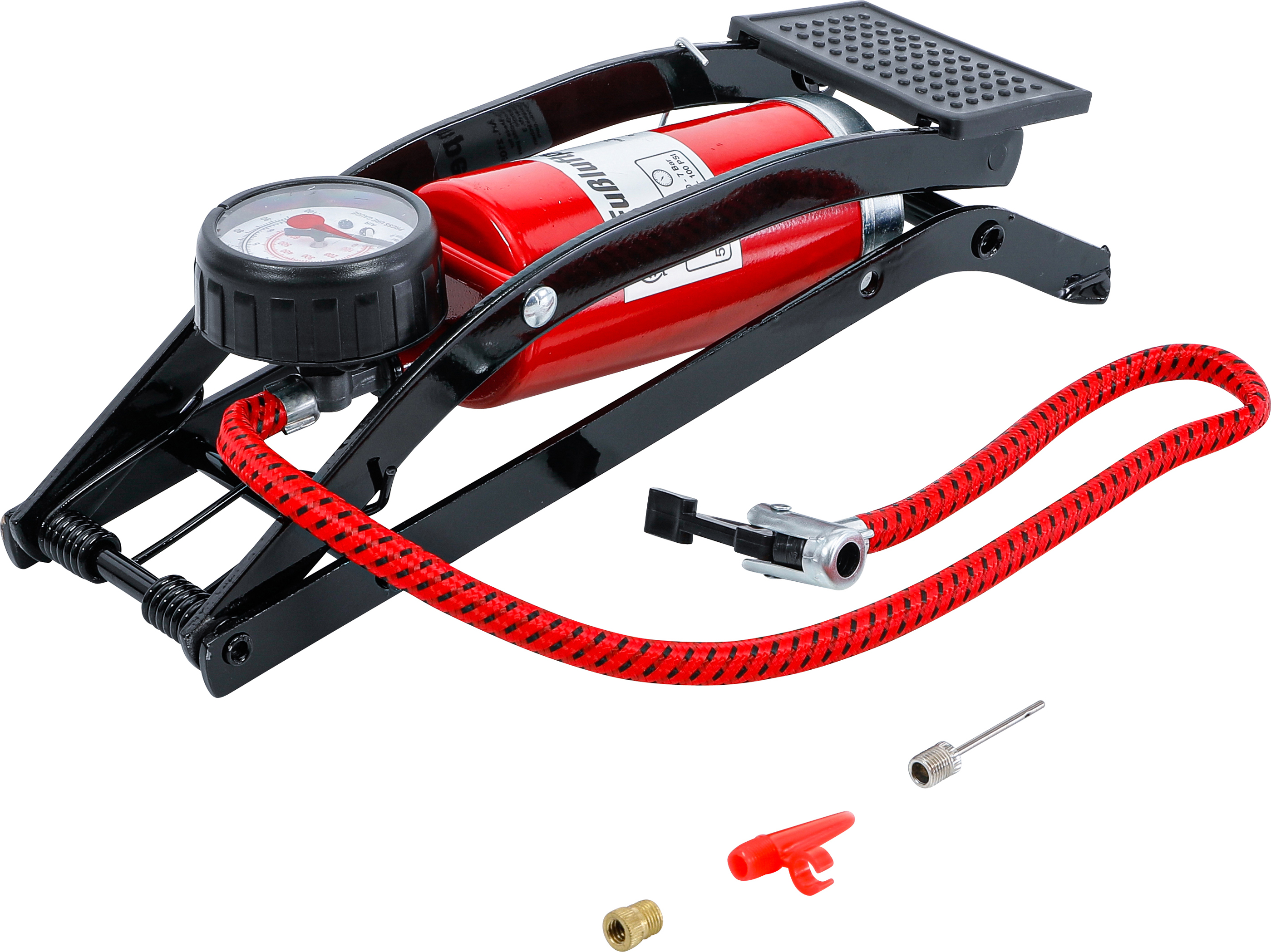 BGS 2105 Fußluftpumpe | 0 - 7 bar