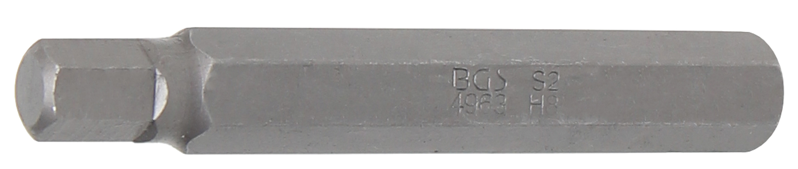 BGS 4963 Bit | Länge 75 mm | Antrieb Außensechskant 10 mm (3/8") | Innensechskant 8 mm