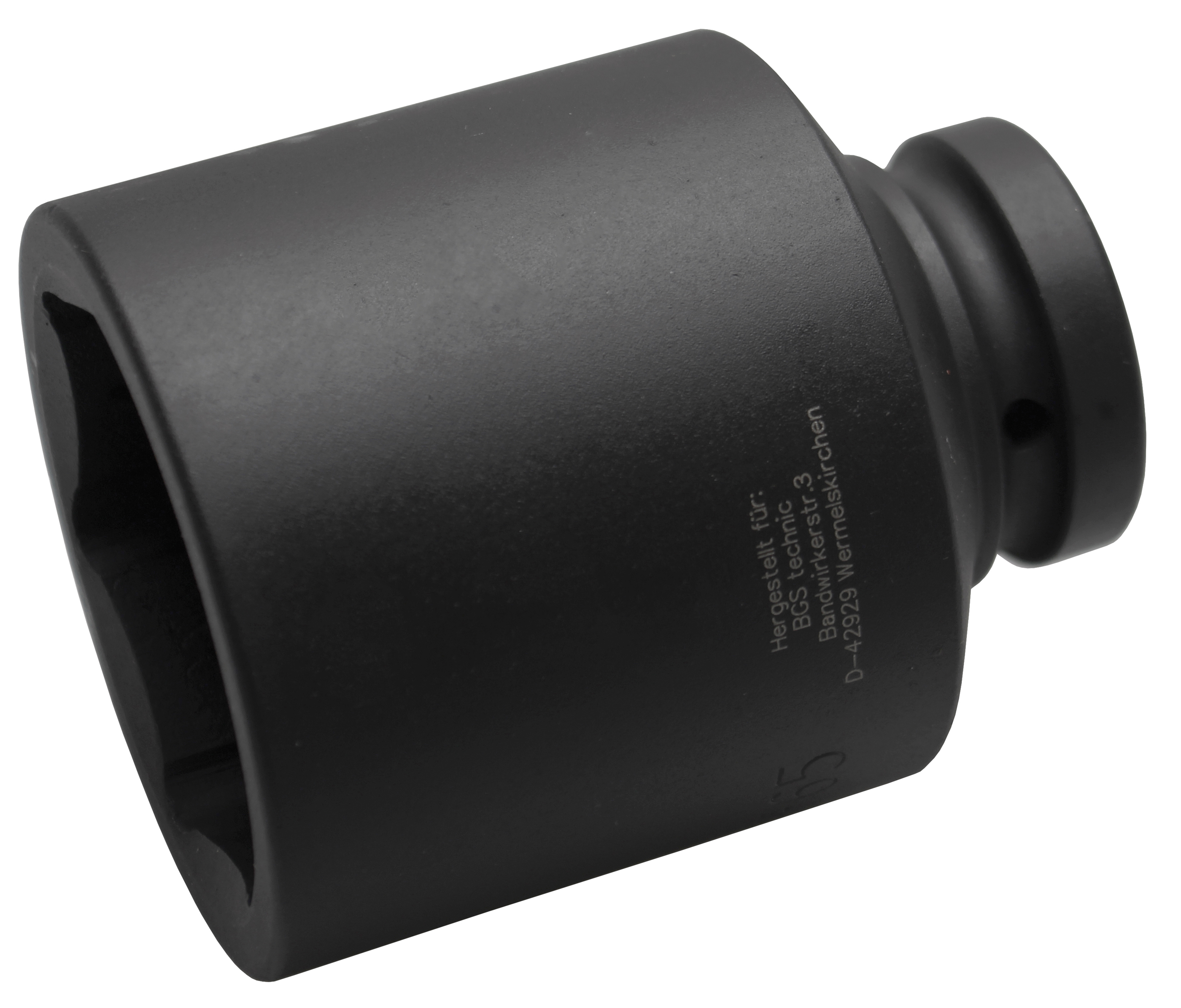 BGS 5500-65 Kraft-Steckschlüssel-Einsatz Sechskant, tief | Antrieb Innenvierkant 25 mm (1") | SW 65 mm BGS 5500-65 Kraft-Steckschlüssel-Einsatz Sechskant, tief | Antrieb Innenvierkant 25 mm (1") | SW 65 mm