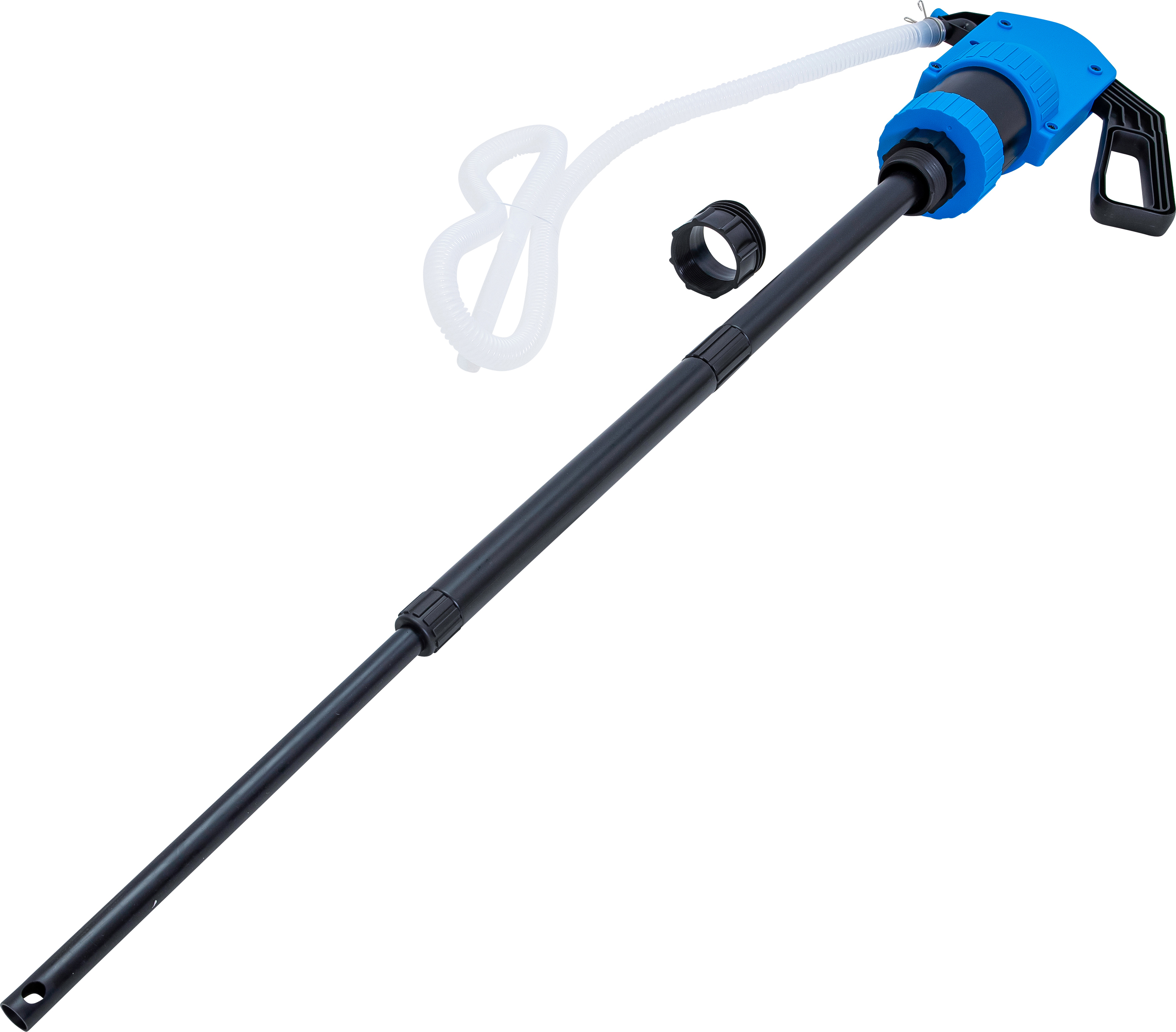 BGS 74565 Hebel-Fasspumpe | für Harnstoff (AUS32) | inkl. 2 Adaptern für Kunststoff-Fässer