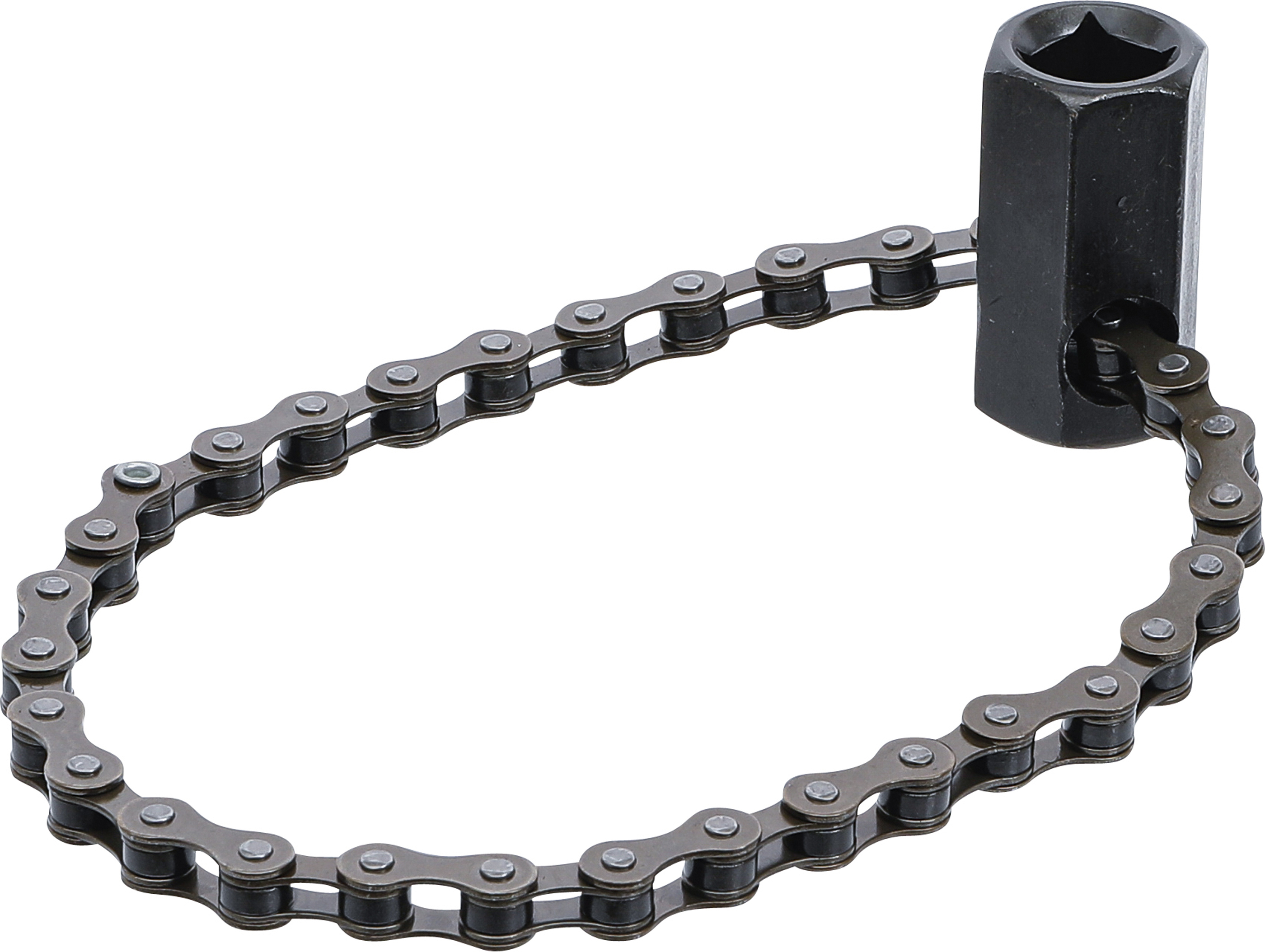 BGS 1020 Universal-Ölfilter-Kettenschlüssel | Antrieb Innenvierkant 12,5 mm (1/2") | Ø 100 mm