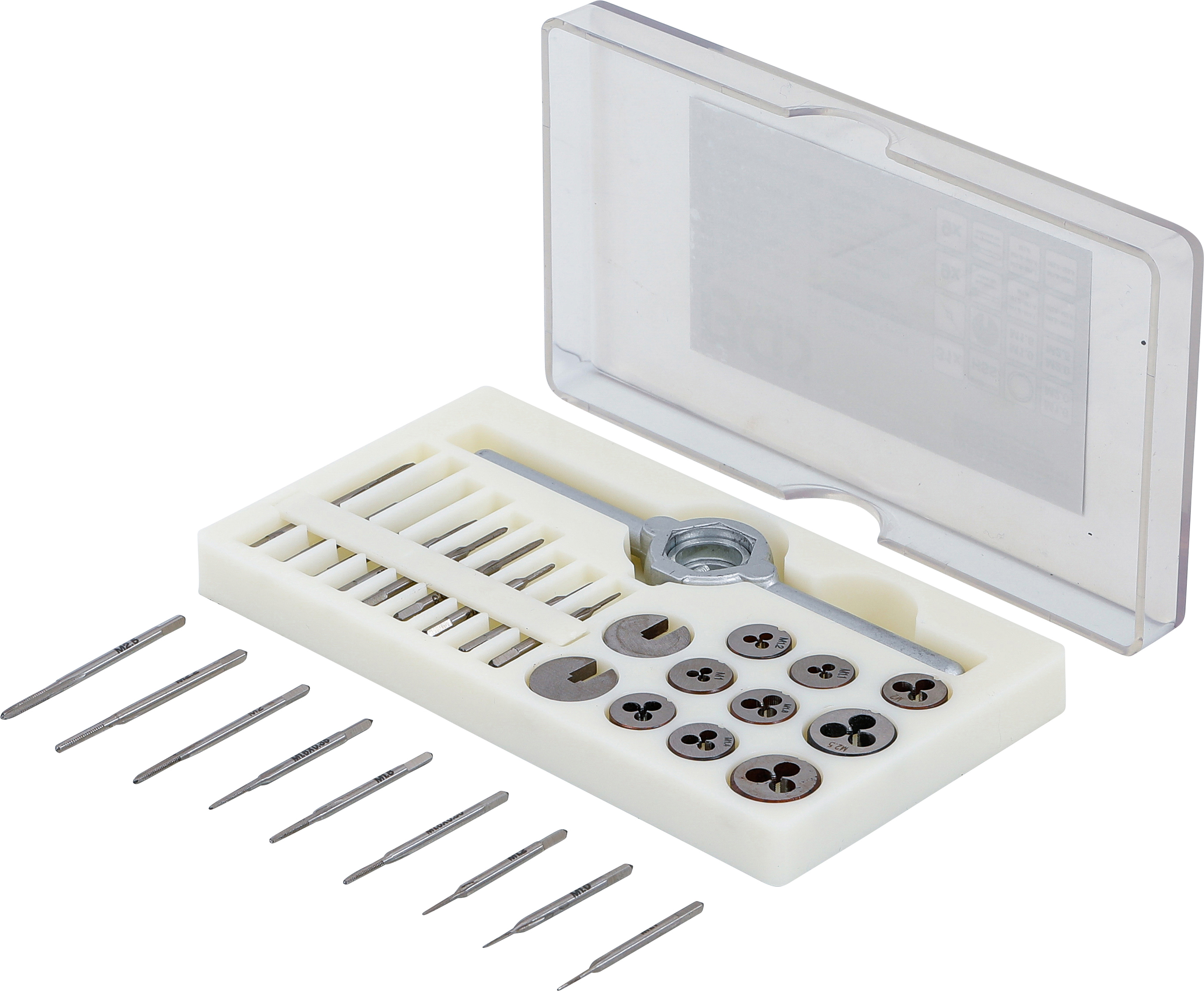 BGS 902 Gewindeschneid-Satz | M1 - M2,5 | 31-tlg.