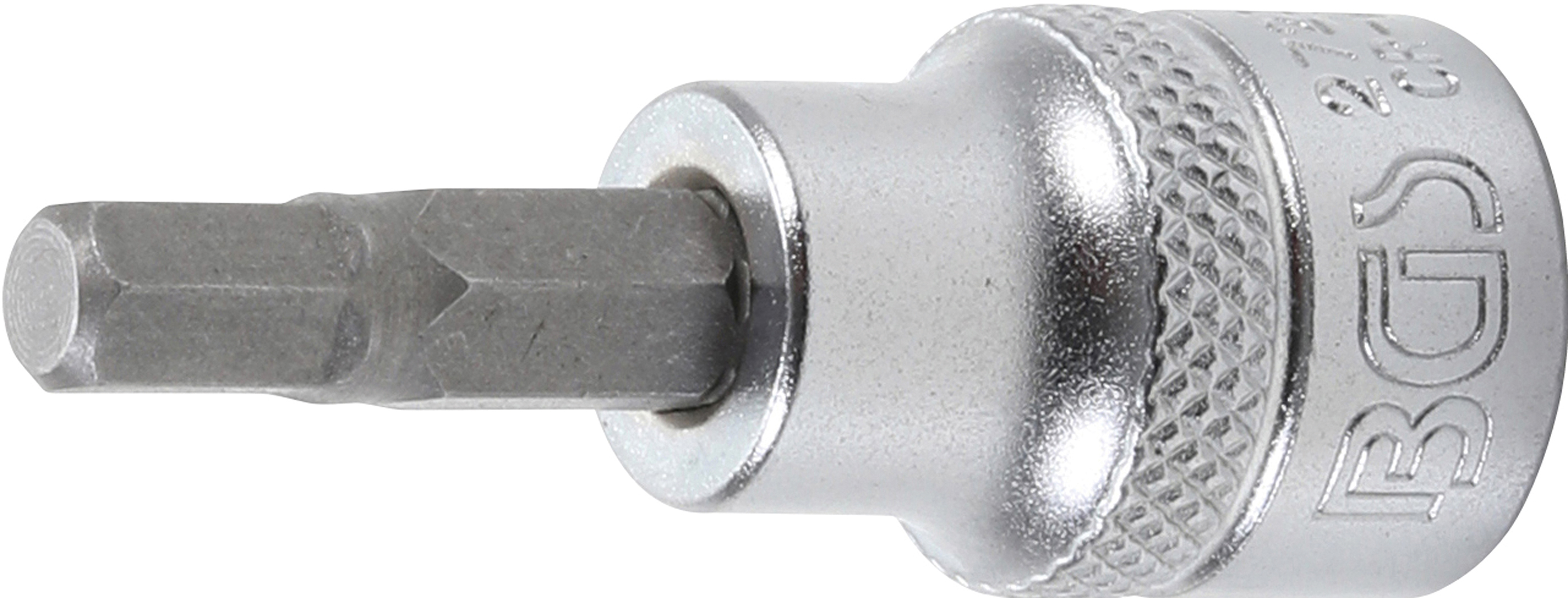 BGS 2723 Bit-Einsatz | Antrieb Innenvierkant 10 mm (3/8") | Innensechskant 7/32"