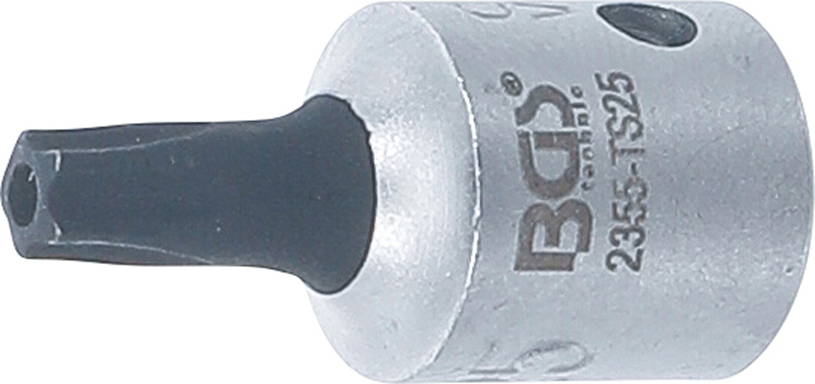 BGS 2355-TS25 Bit-Einsatz | Antrieb Innenvierkant 6,3 mm (1/4") | TS-Profil (für Torx Plus) mit Bohrung TS25