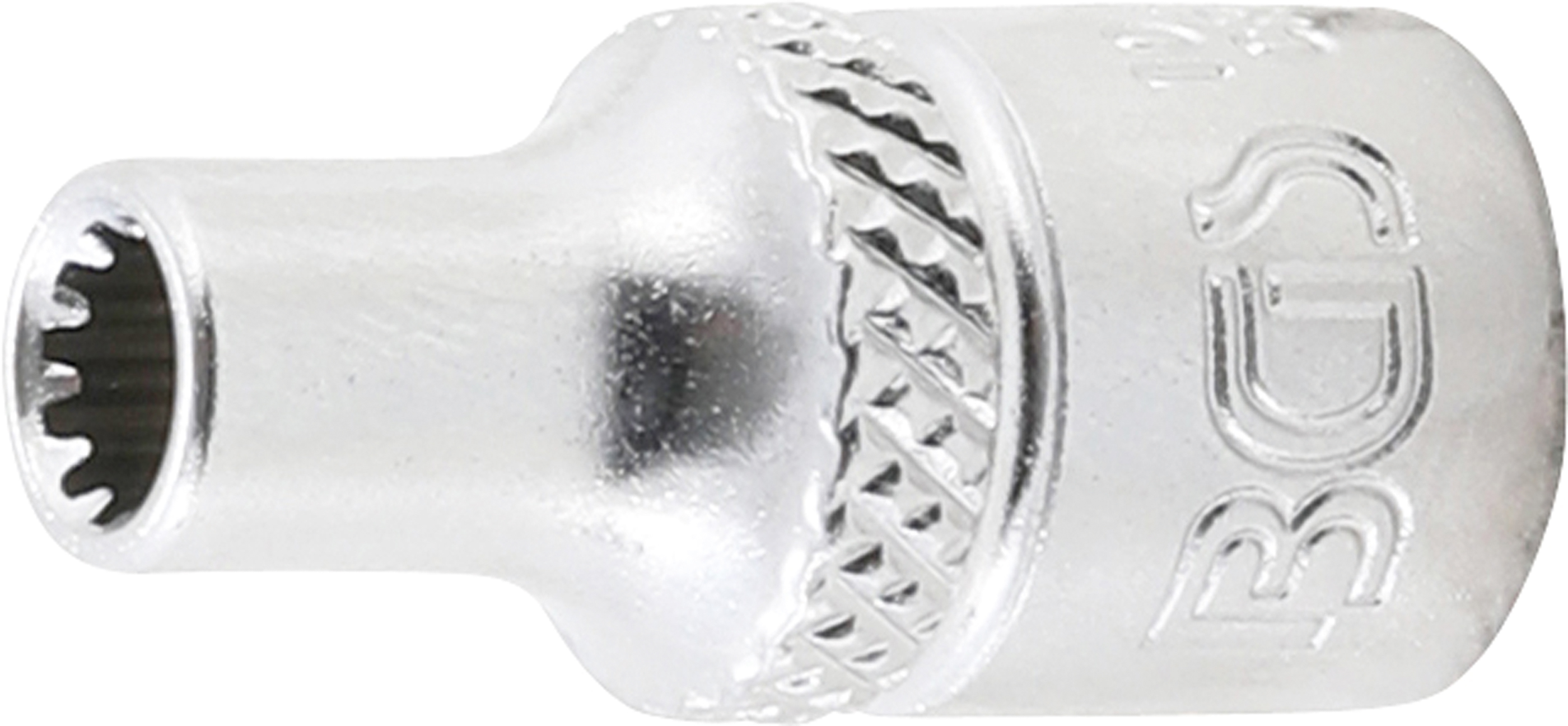 BGS 10104 Steckschlüssel-Einsatz Gear Lock | Antrieb Innenvierkant 6,3 mm (1/4") | SW 4 mm