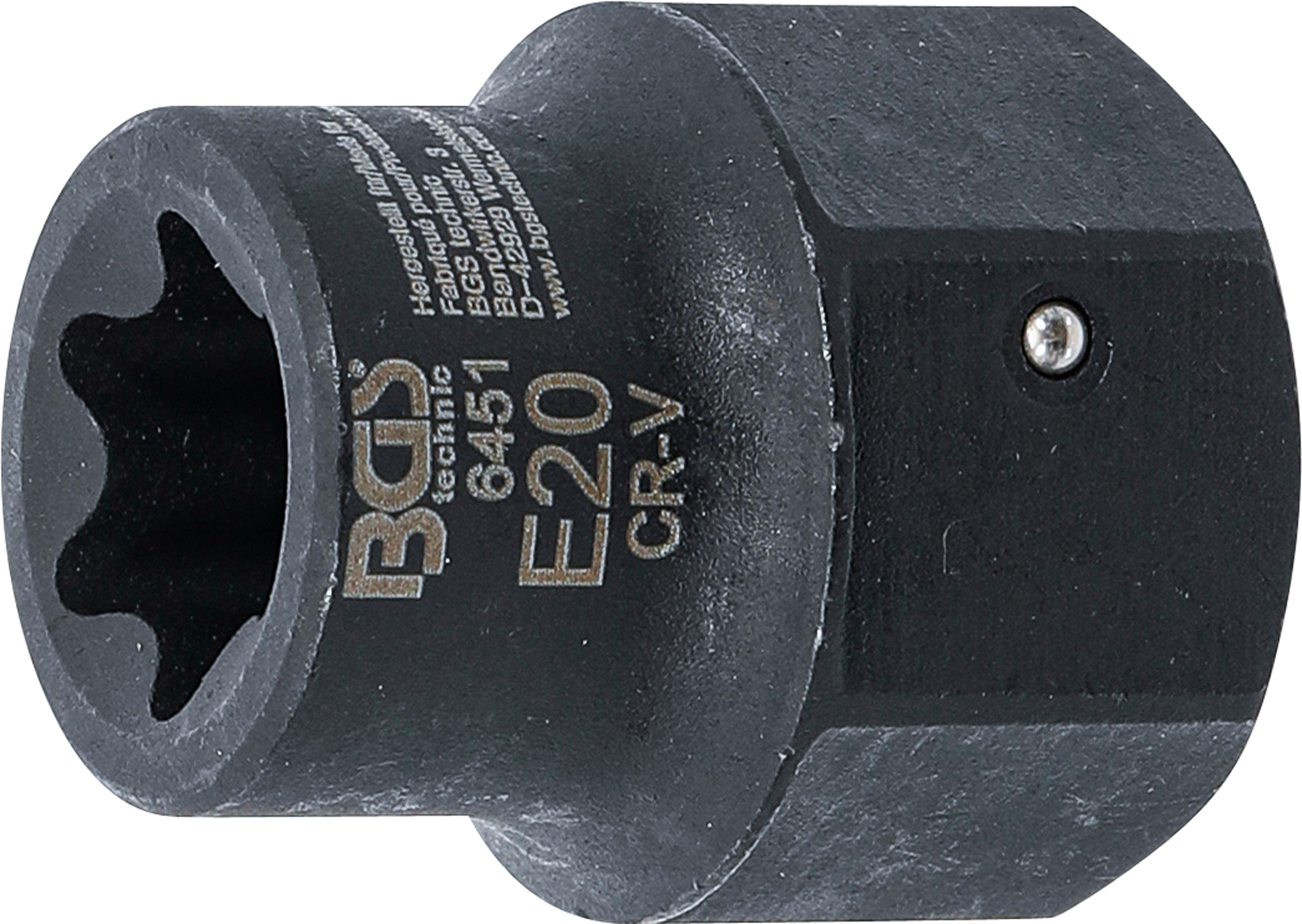 BGS 6451 Bremssattel-Einsatz | E-Profil (für Torx) | für MAN TGA | Antrieb Außensechskant 30 mm | SW E20