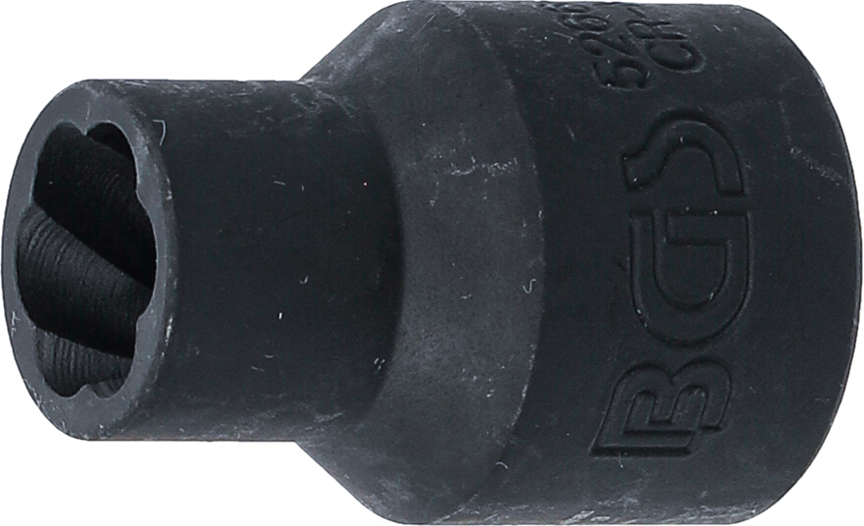 BGS 5266-11 Spiral-Profil-Steckschlüssel-Einsatz / Schraubenausdreher | Antrieb Innenvierkant 12,5 mm (1/2") | SW 11 mm