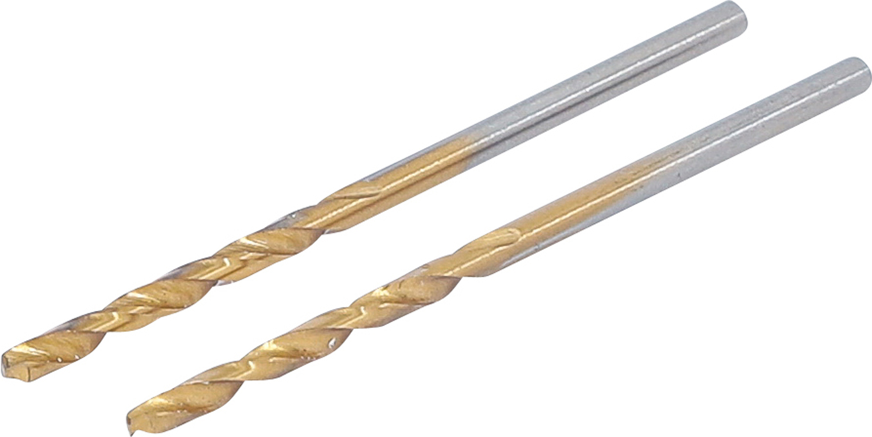 BGS 2040-2 Spiralbohrer | HSS-G | titan-nitriert | 2,0 mm | 2-tlg.