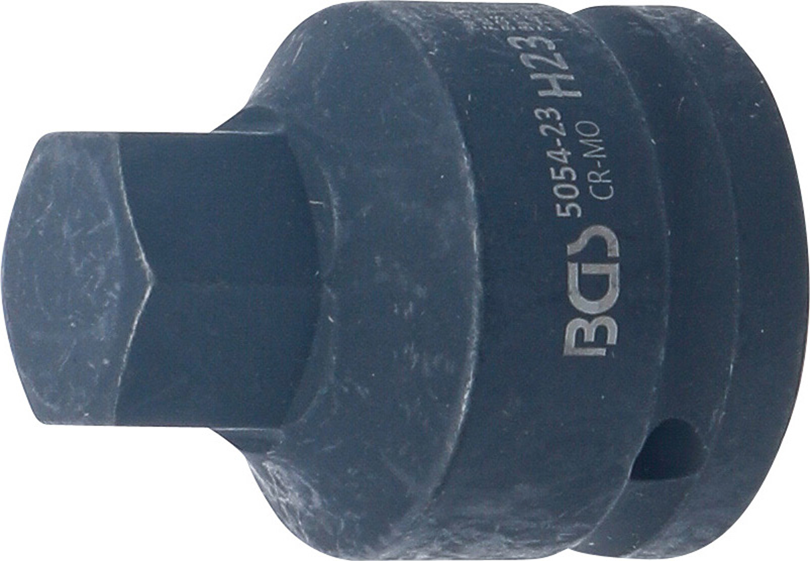 BGS 5054-23 Kraft-Bit-Einsatz | Länge 55 mm | Antrieb Innenvierkant 20 mm (3/4") | Innensechskant 23 mm