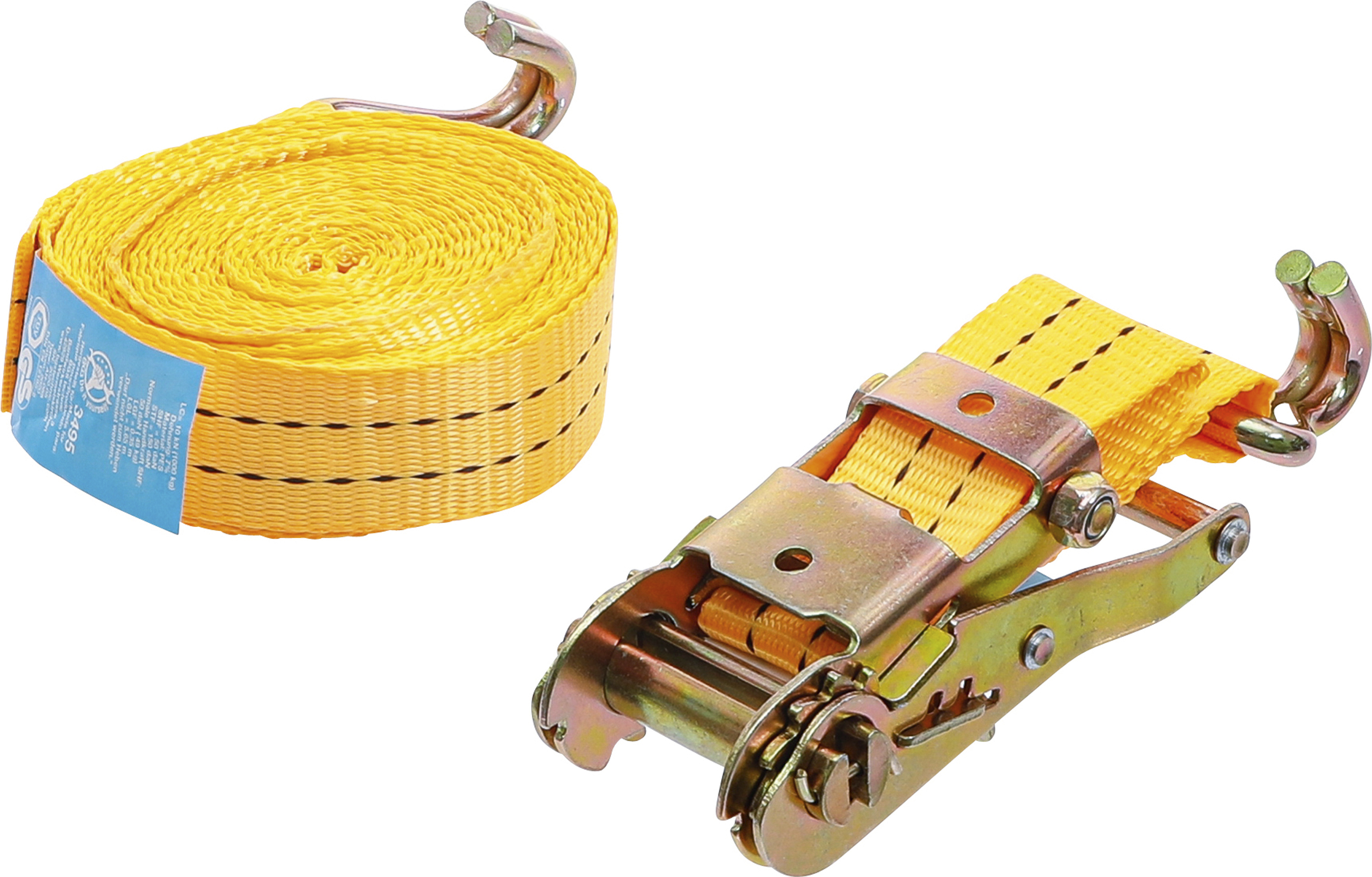 BGS 3495 Knarren-Spannband | 6 m x 38 mm